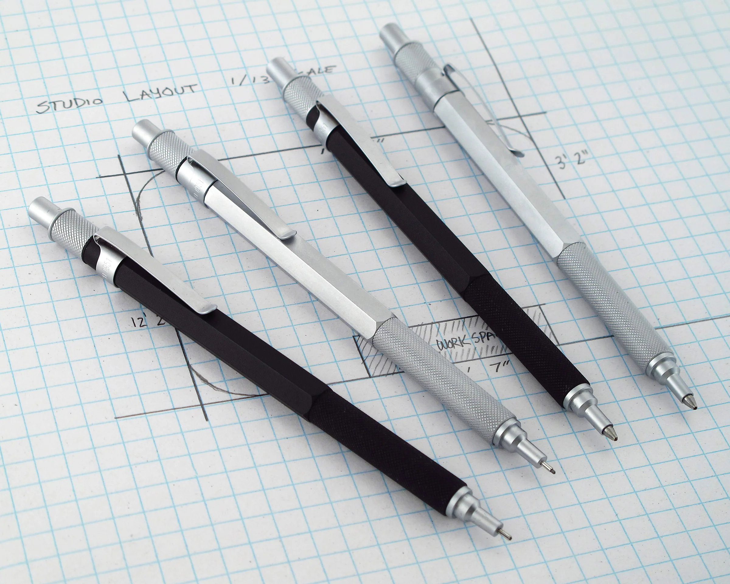 Retro 51 Hexomatic Black Ballpoint - Pencraft the boutique