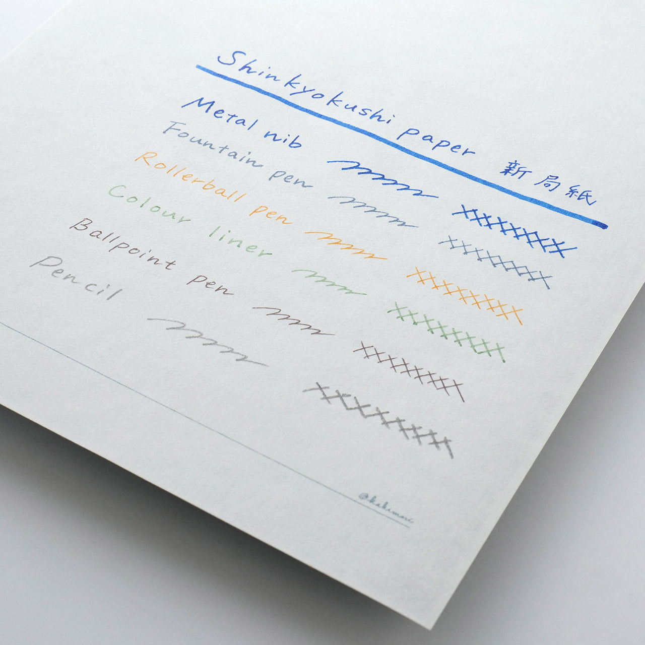 Kakimori Letter Paper Shinkyokushi paper 10 pack - Pencraft the boutique