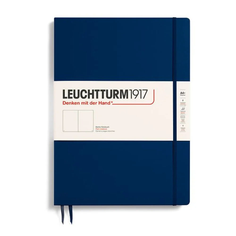 Leuchtturm1917 Notebook Master Slim (A4+) Plain Navy