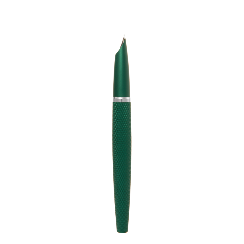Diplomat Viper Green Guilloche Fountain Pen F/M