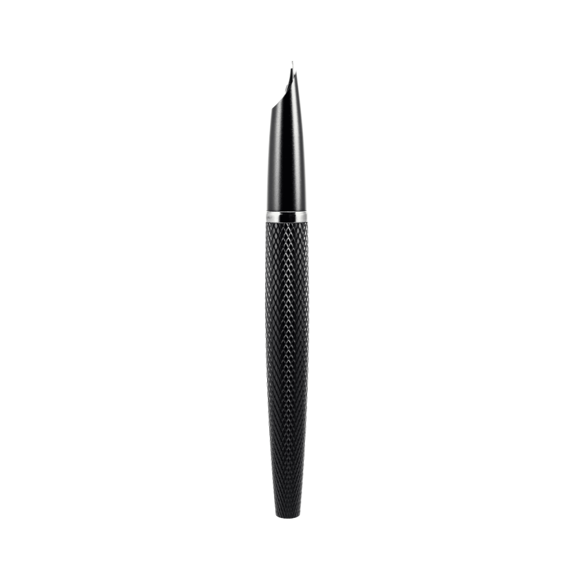 Diplomat Viper Black Guilloche Fountain Pen F/M