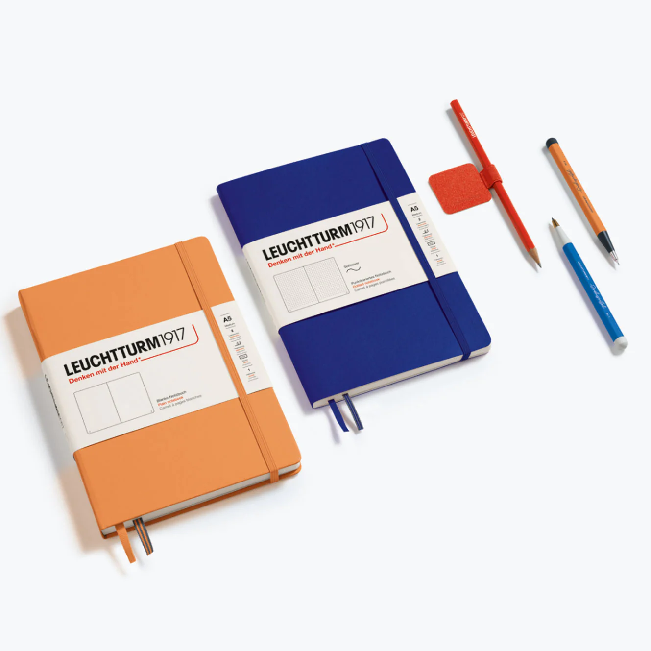 Leuchtturm1917 Notebook Hardcover Medium (A5), Ruled Lobster