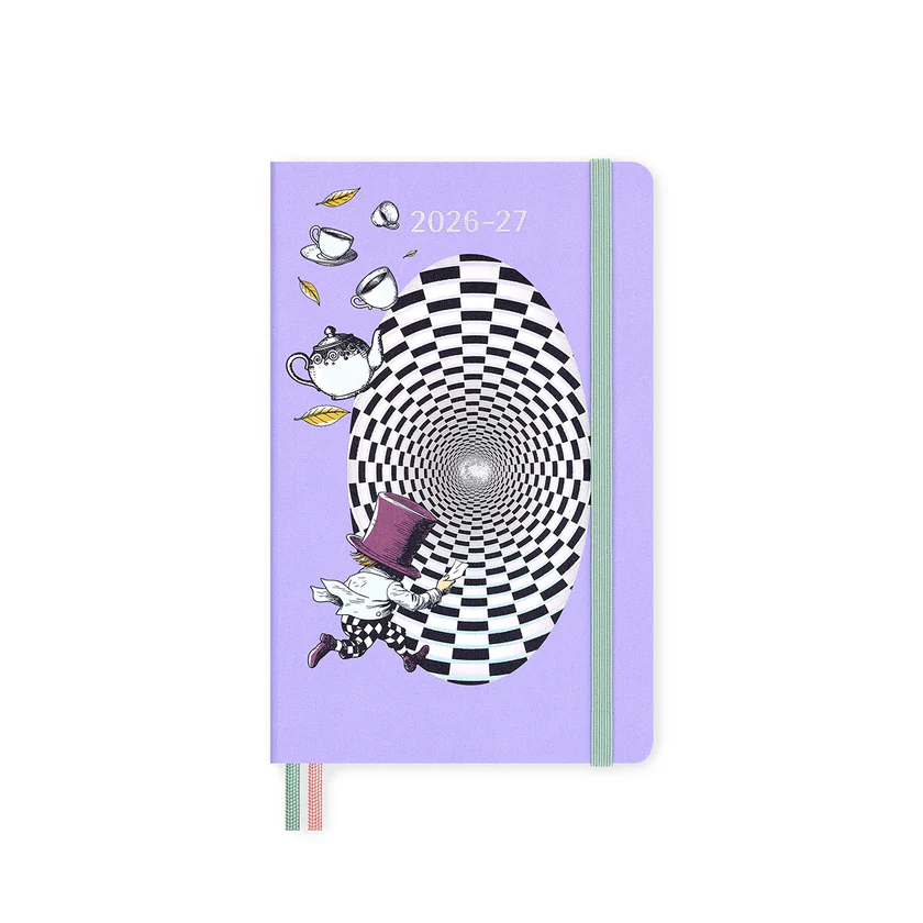 Moleskine 2027 18 Month Weekly Hard Cover Diary Large Alice in Wonderland