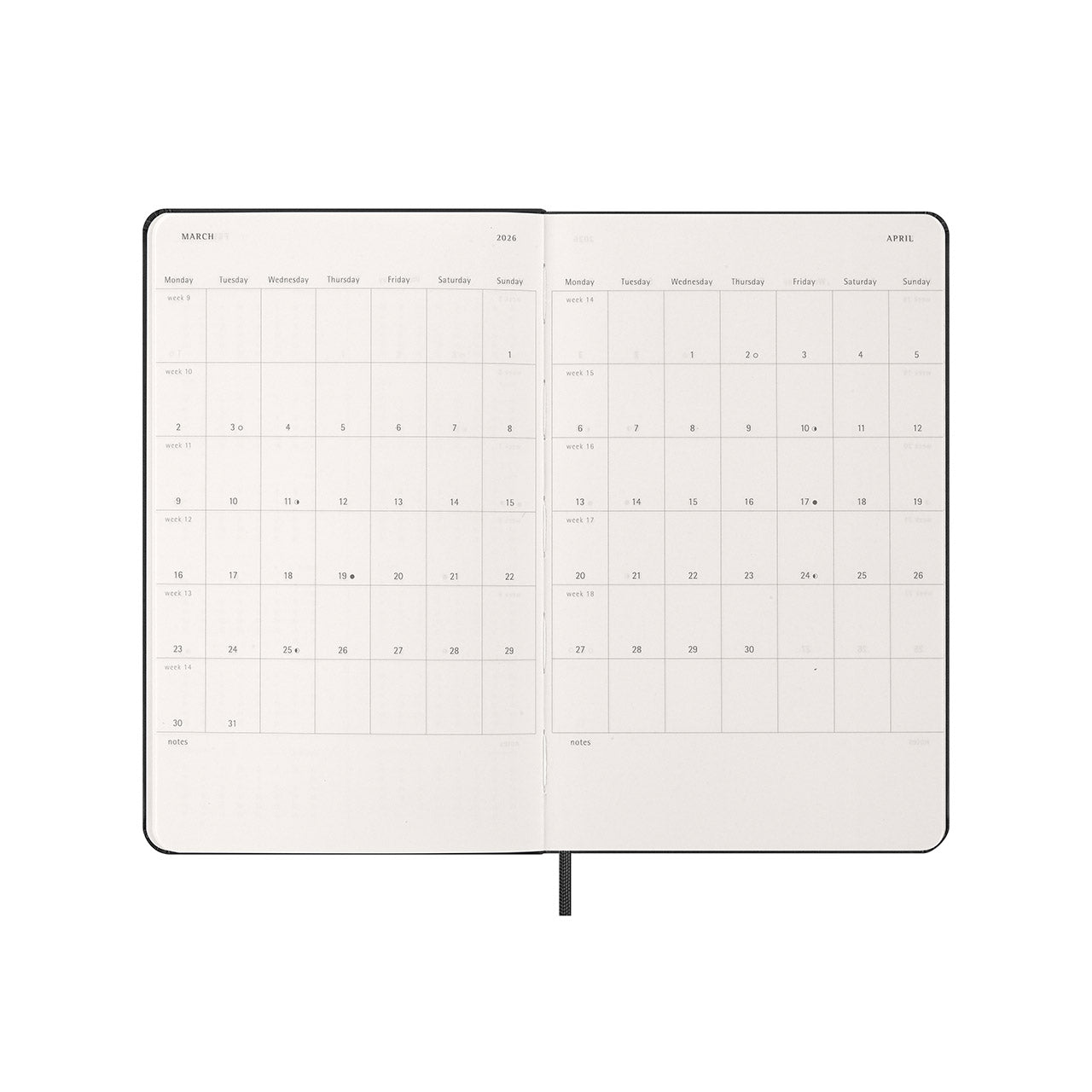 Moleskine 2026 Hard Cover Diary Daily Large