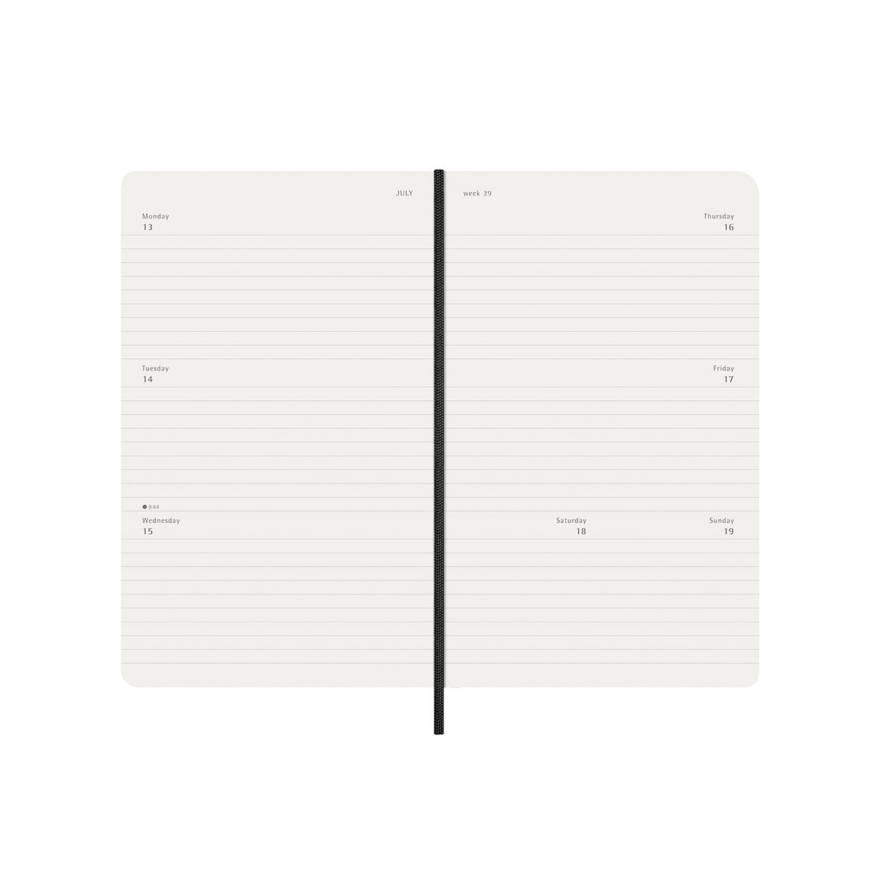 Moleskine 2026 Soft Cover Diary Weekly Horizontal Large