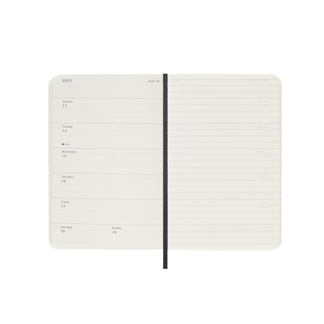 Moleskine 2026 Soft Cover Diary Weekly Notebook Pocket