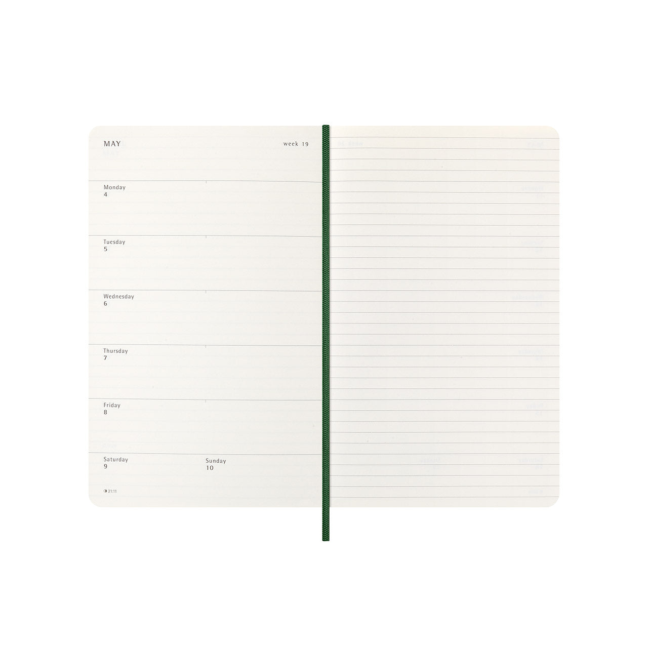 Moleskine 2026 Soft Cover Diary Weekly Notebook Large