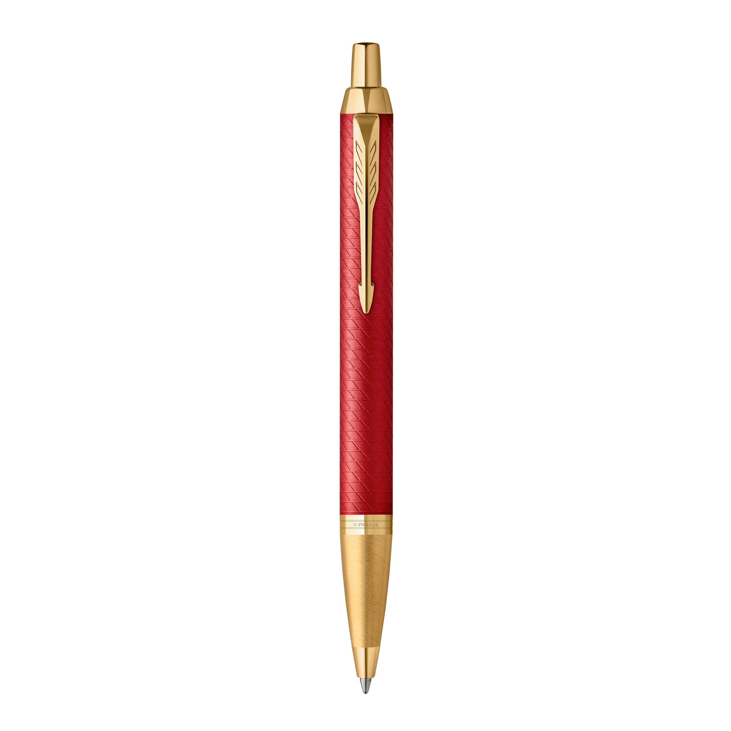 Parker IM Premium Red Gold Trim Ballpoint - Pencraft the boutique