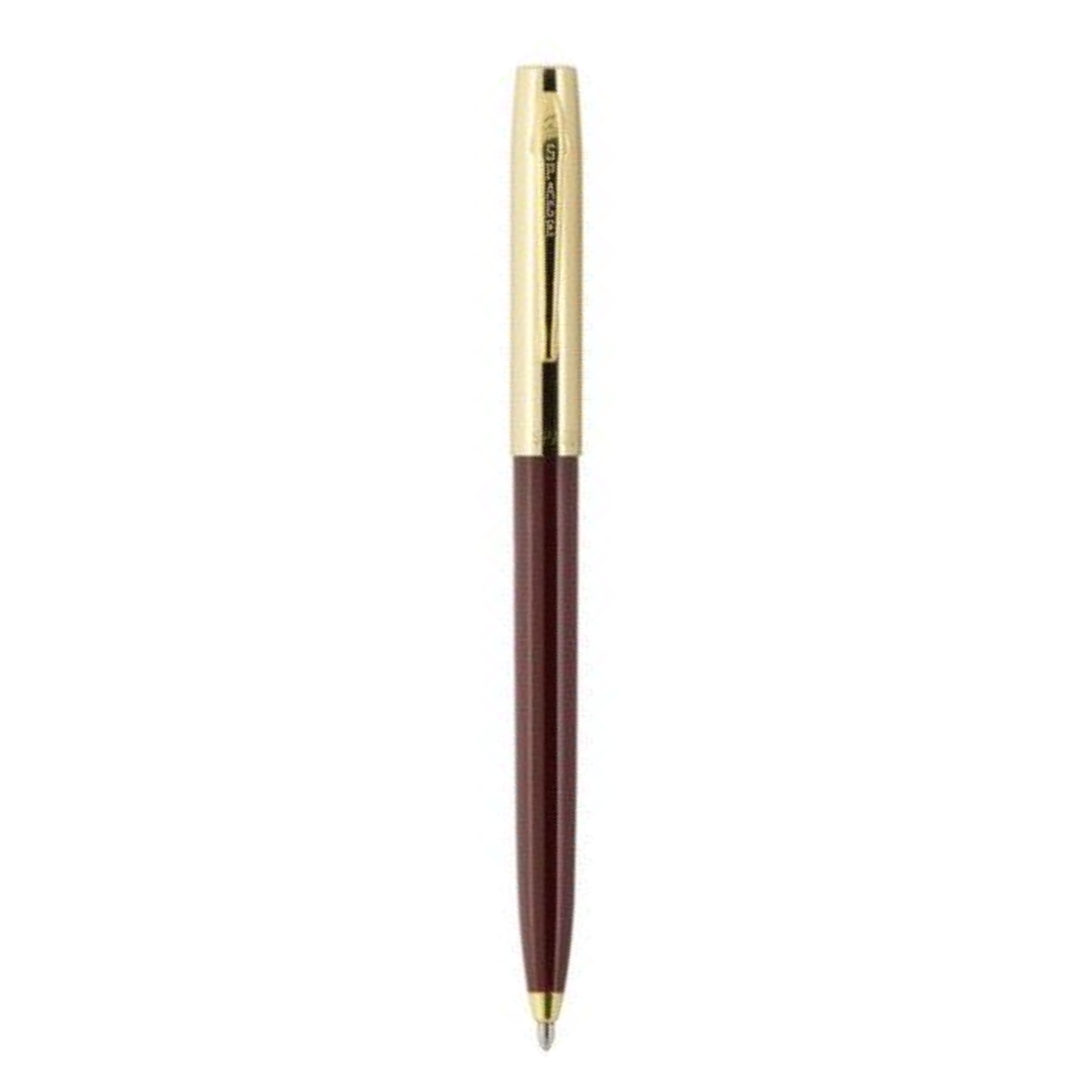 Fisher Apollo Cap-O-Matic Burgundy Gold Ballpoint