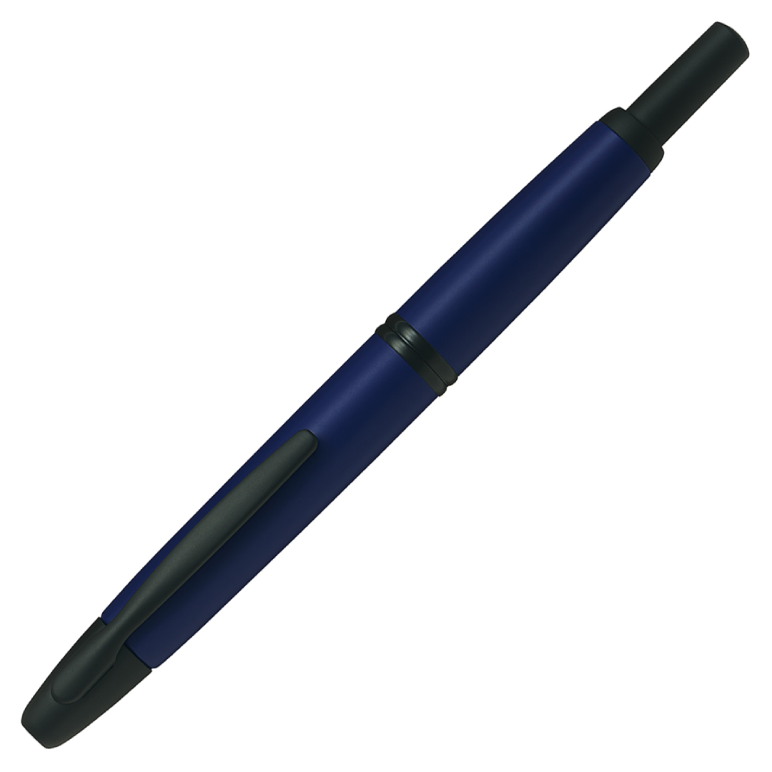 Pilot Capless Vanishing Point Blue Matte with Black Accent