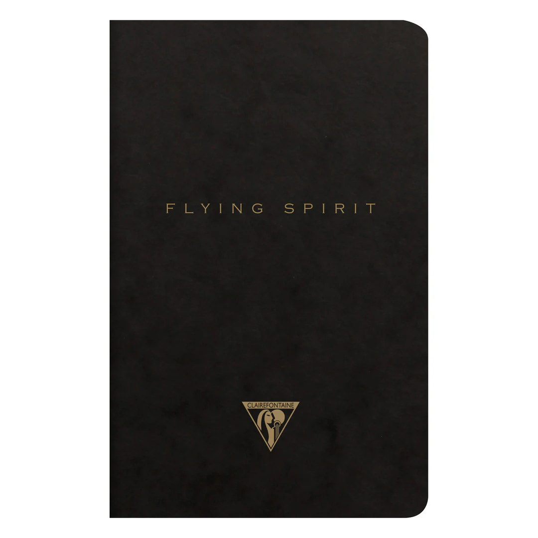 Clairefontaine Flying Spirit Notebook A6 Ruled Black