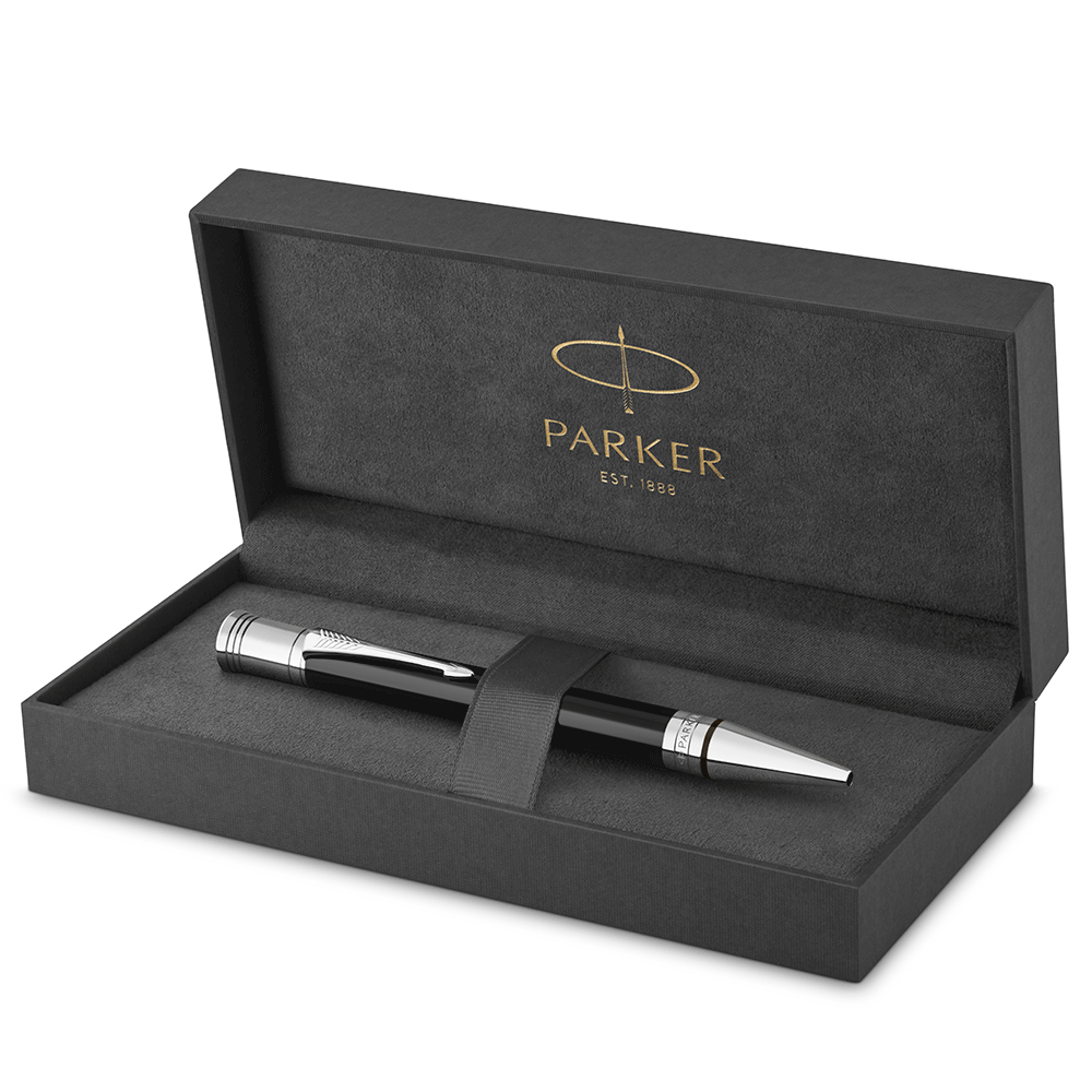 Parker Duofold Classic Black Ballpoint Pen - Pencraft the boutique