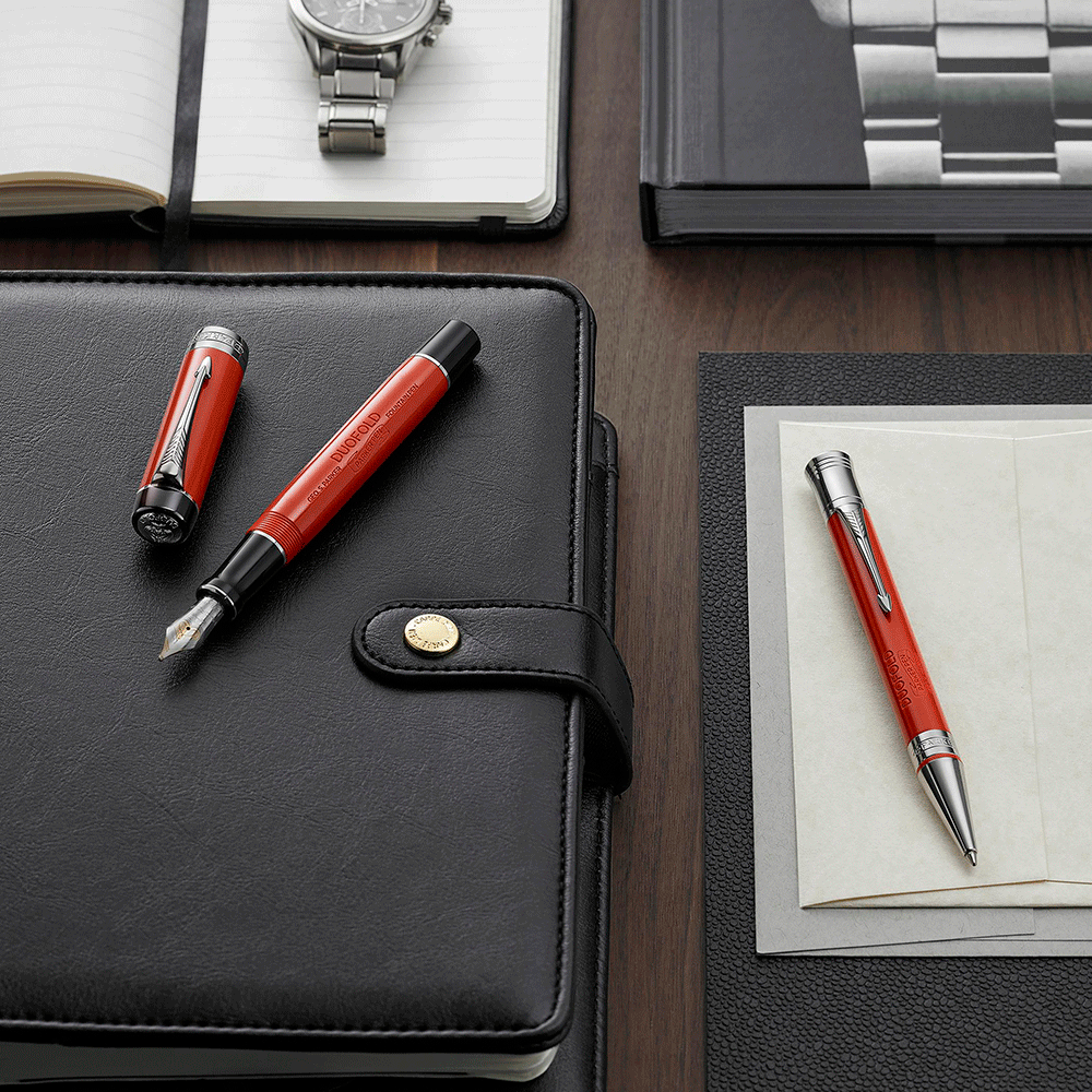 Parker Duofold Classic Black Ballpoint Pen - Pencraft the boutique