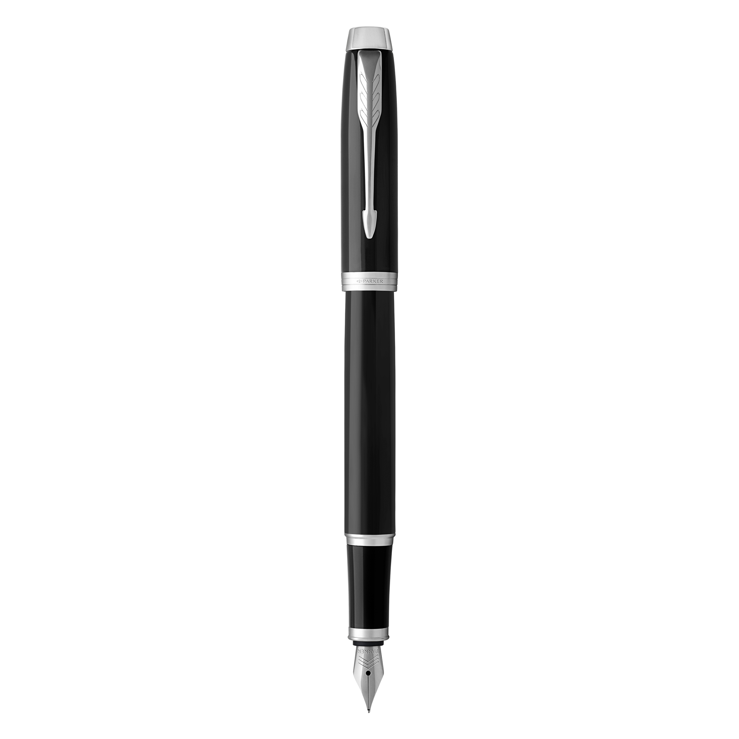 Parker IM Black Chrome Trim Fountain Pen