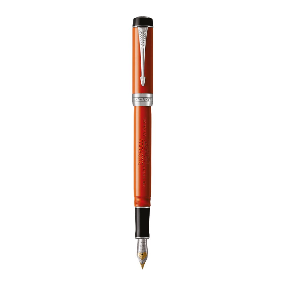 Parker Duofold Classic Big Red Vintage Fountain Pen, Medium - Pencraft the boutique