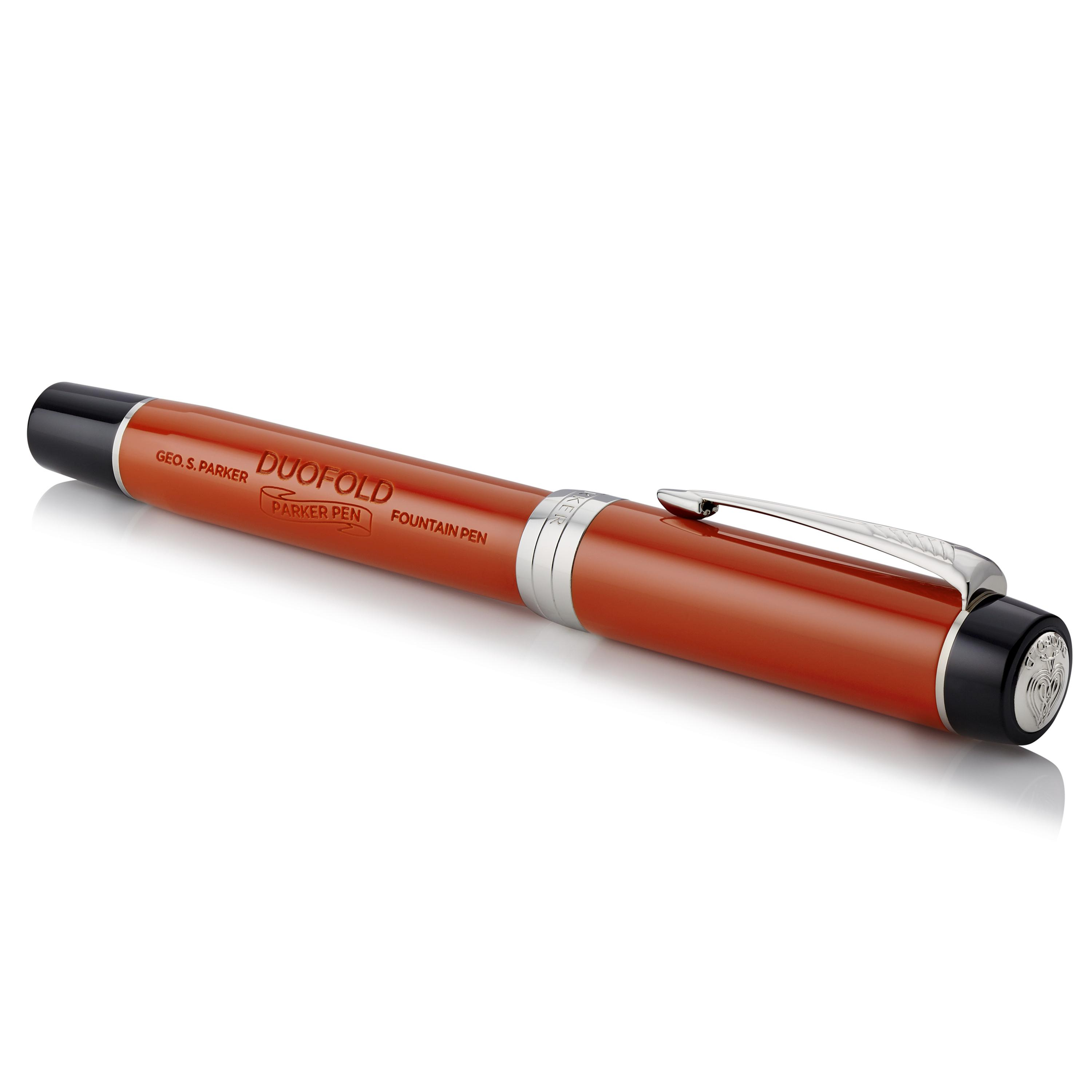 Parker Duofold Classic Big Red Vintage Fountain Pen, Medium - Pencraft the boutique
