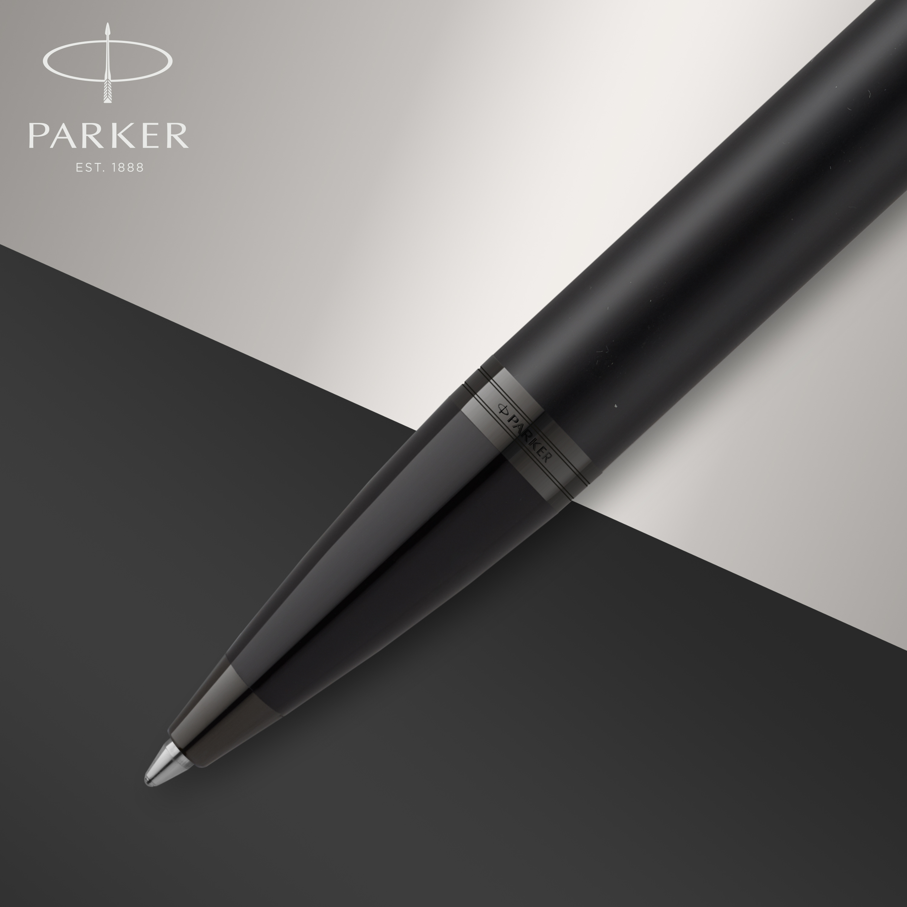 Parker IM Matte Black Black Trim Ballpoint - Pencraft the boutique