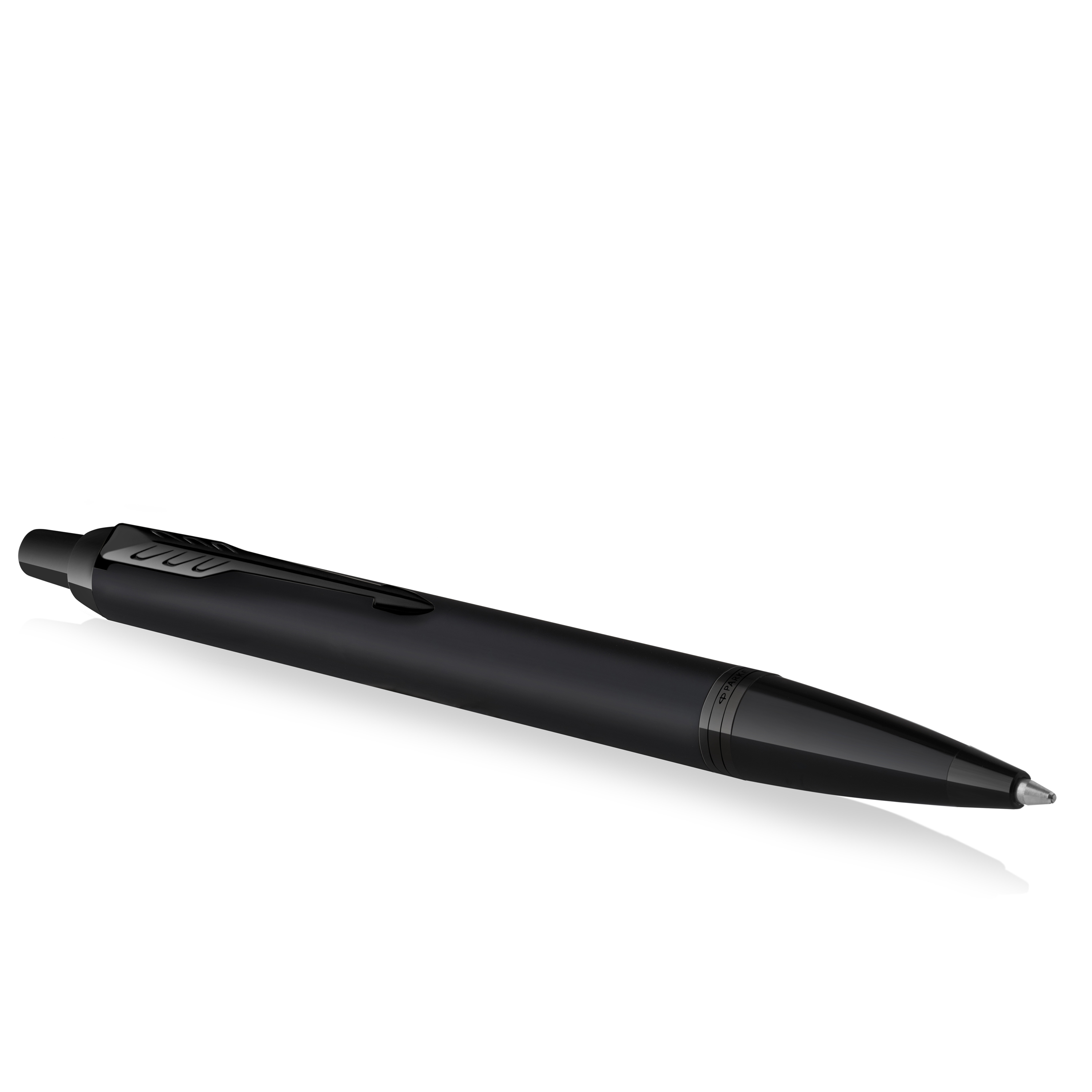 Parker IM Matte Black Black Trim Ballpoint - Pencraft the boutique