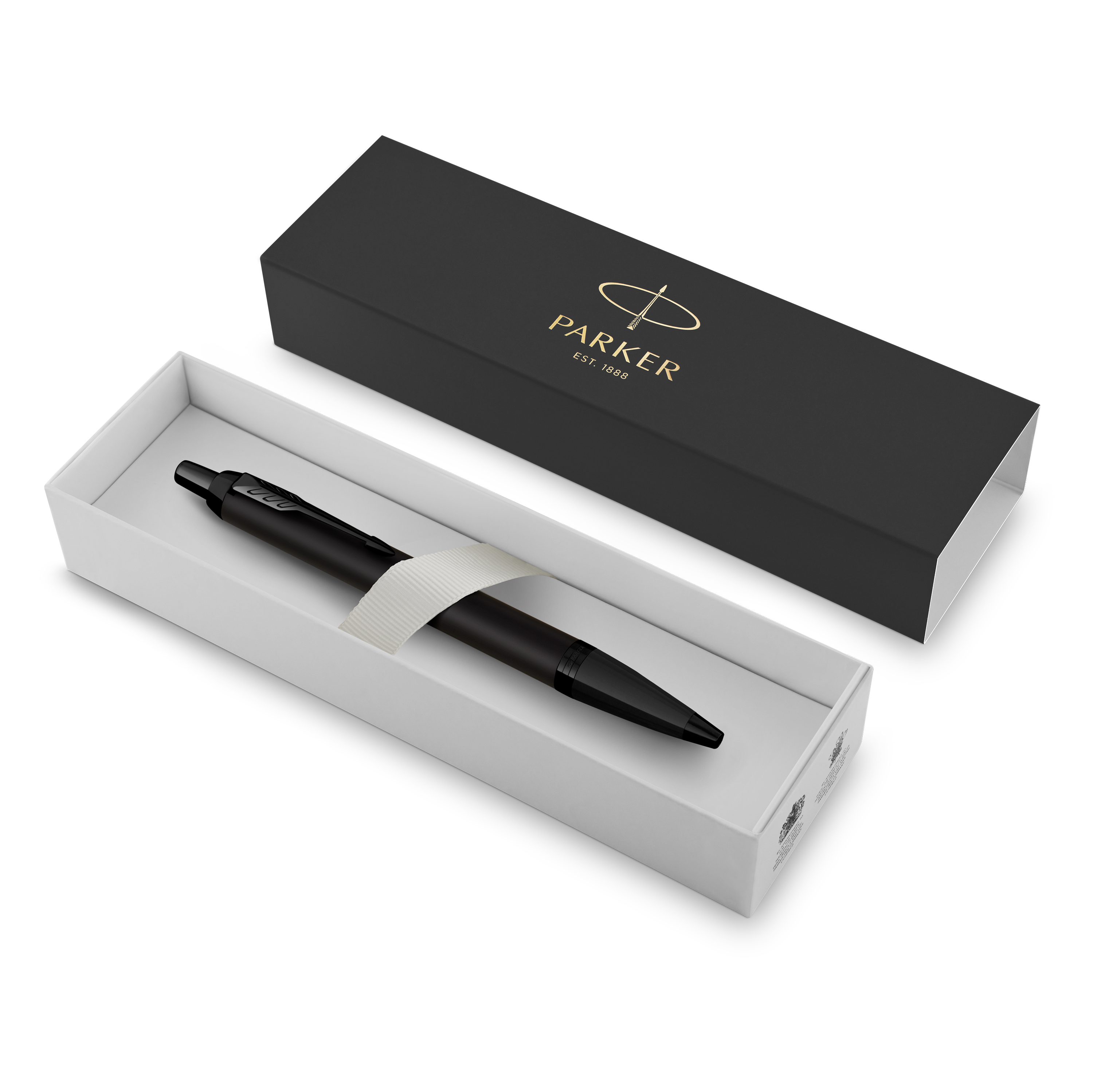 Parker IM Matte Black Black Trim Ballpoint - Pencraft the boutique