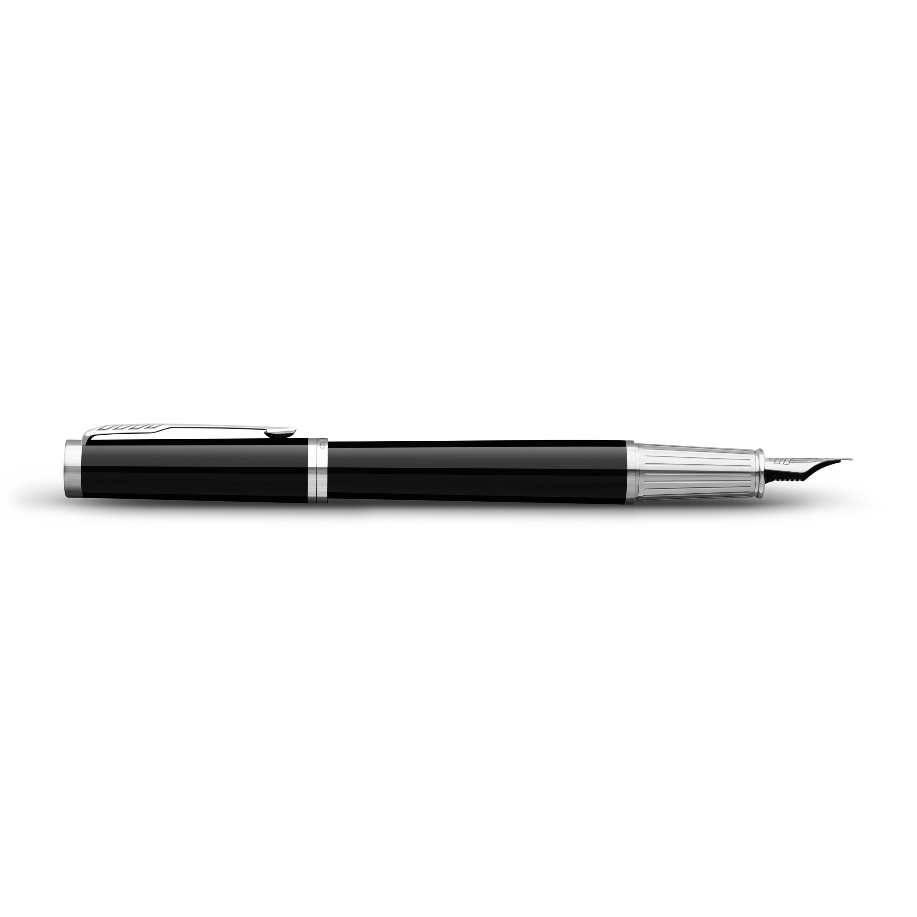 Parker Ingenuity Black Lacquer Chrome Trim Fountain Pen Fine Nib - Pencraft the boutique