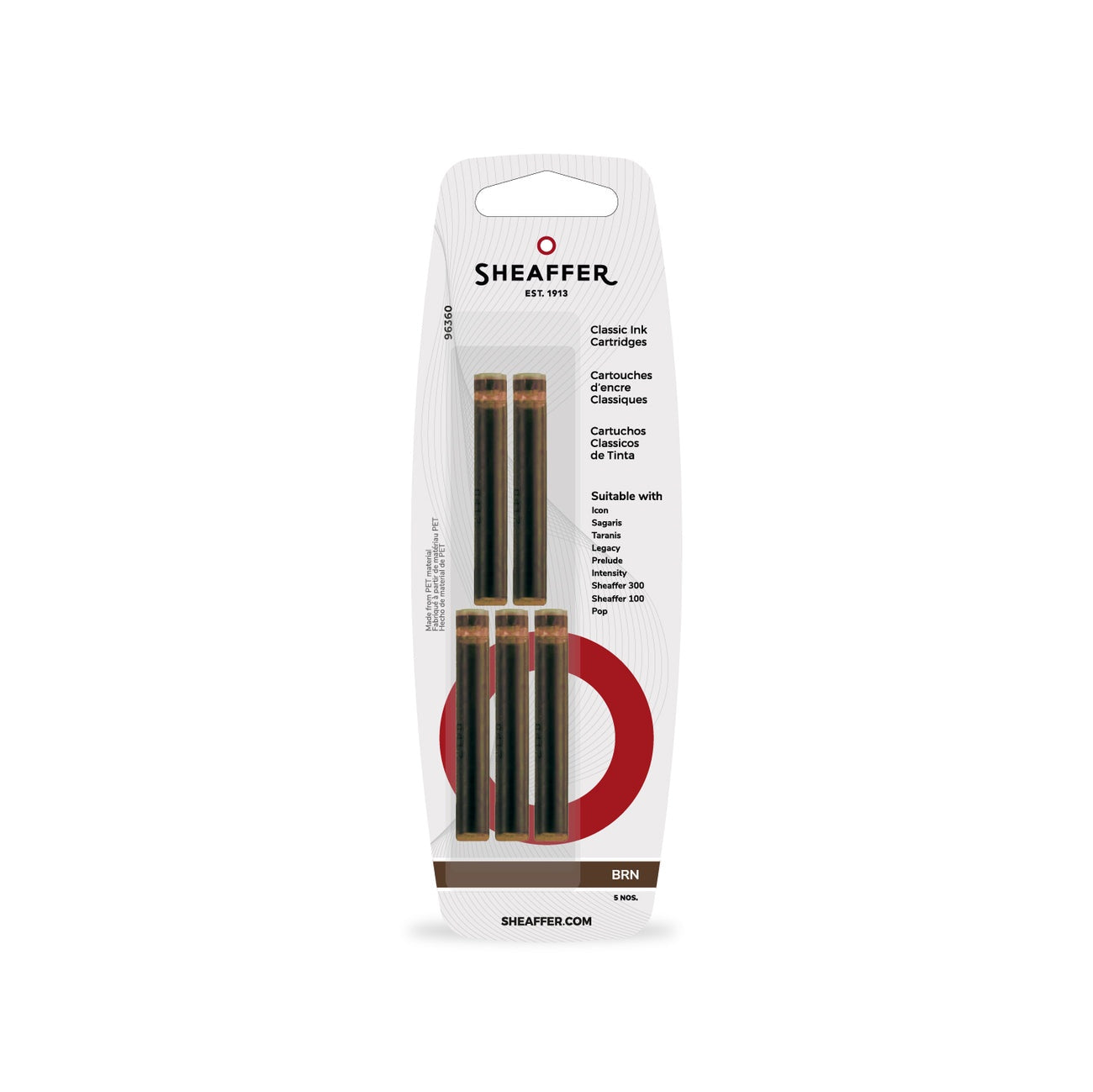 Sheaffer Ink Cartridge Brown
