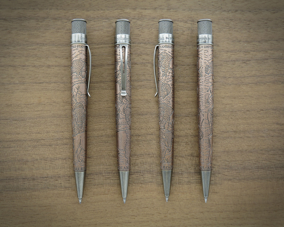 Retro 51 Tornado Smithsonian Bison Strong Rollerball