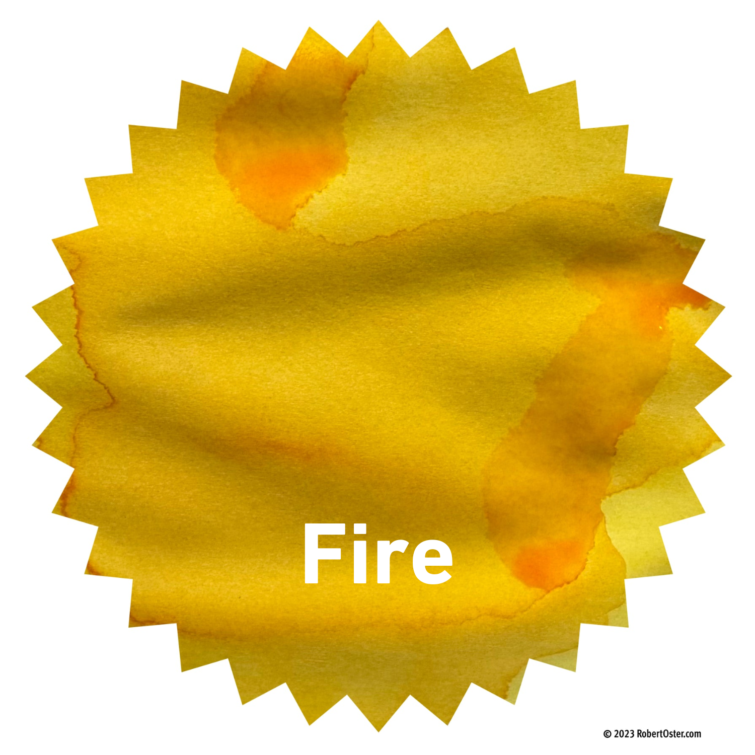 Robert Oster bottle ink, Fire, 50ml