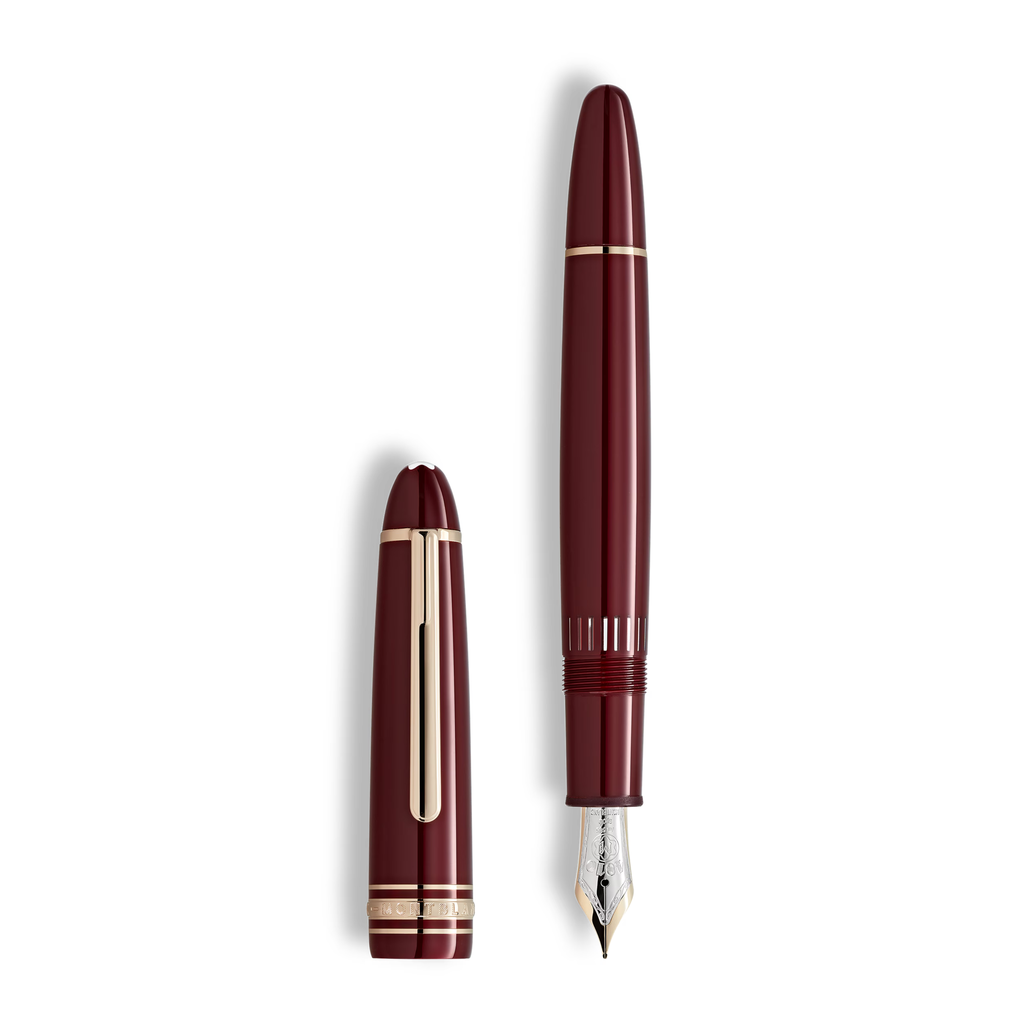 Montblanc Meisterstück LeGrand Burgundy Red Fountain Pen - Pencraft the boutique