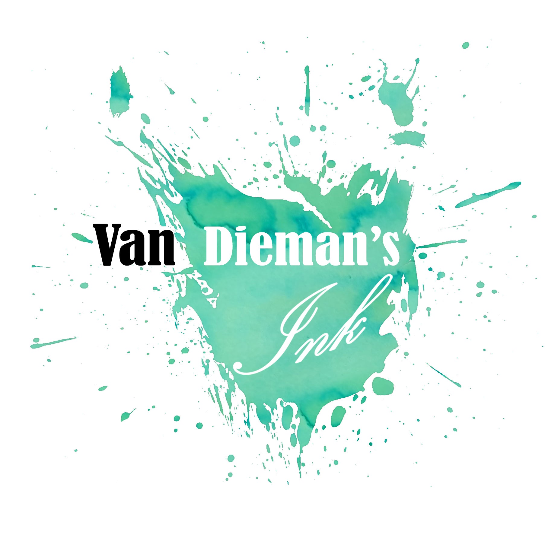 VAN DIEMAN'S INK Pencraft the Boutique Mint Green Ink Bottle 30ml - Pencraft the boutique
