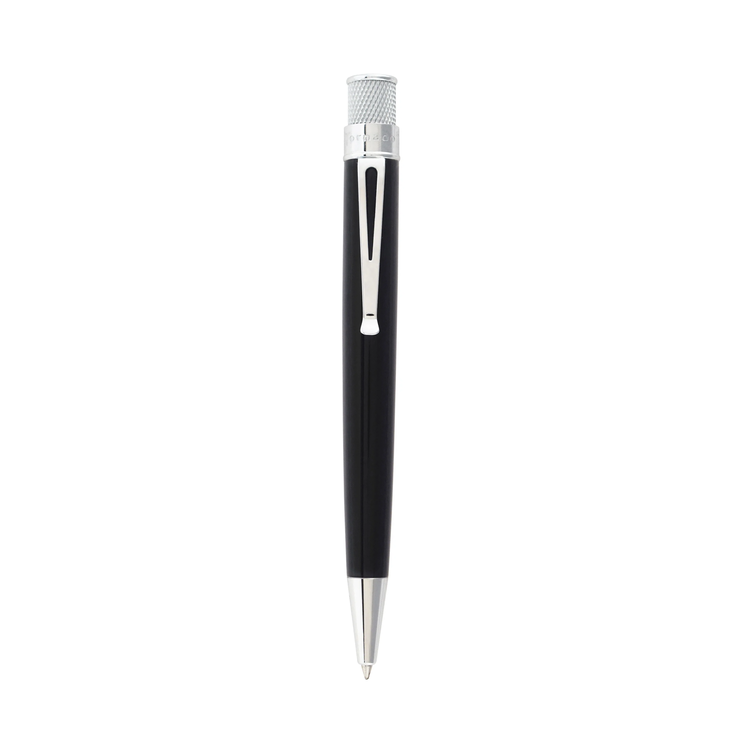 Retro 51 Tornado Classic Lacquer Black Rollerball - Pencraft the boutique