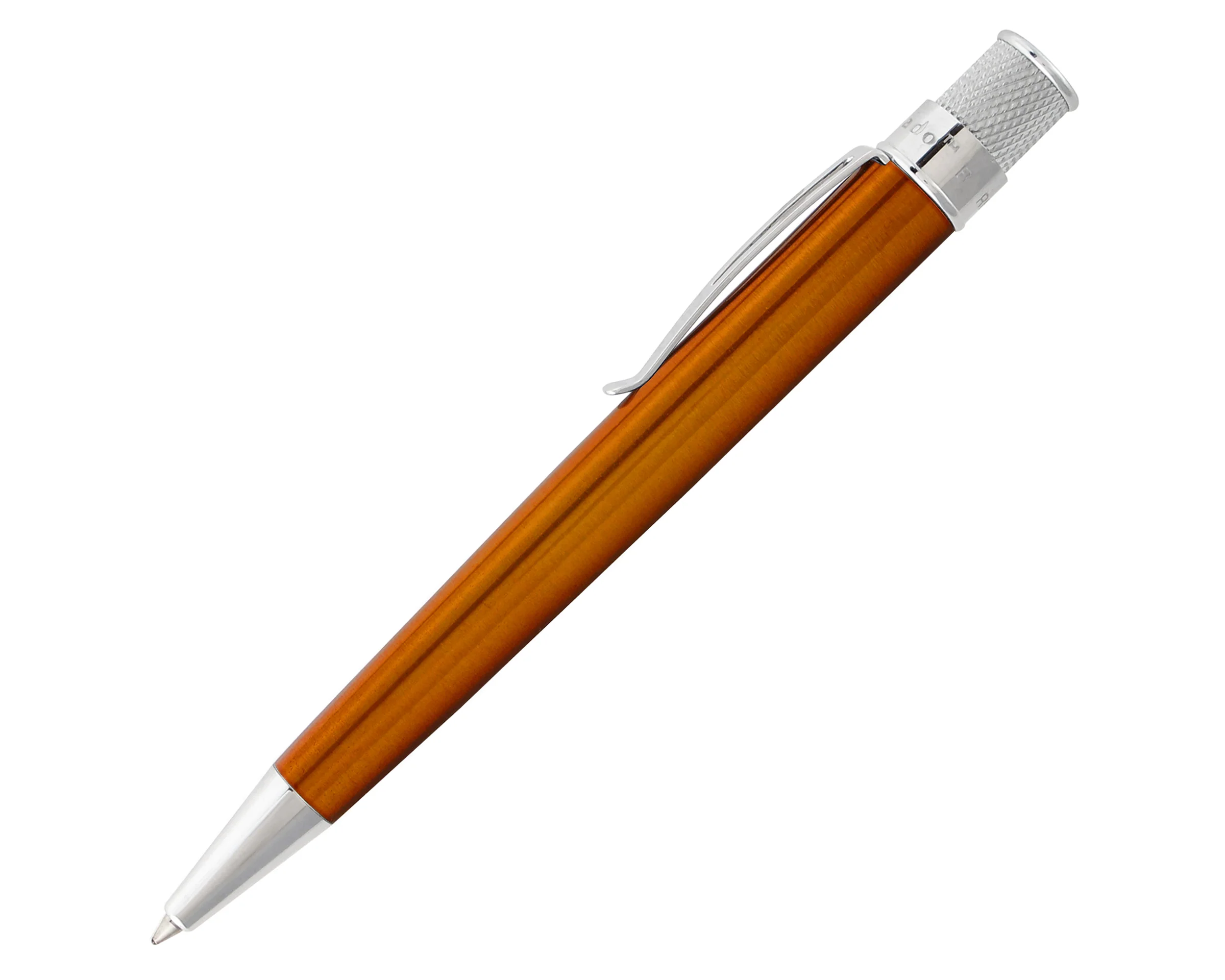 Retro 51 Tornado Classic Lacquer Orange Rollerball - Pencraft the boutique