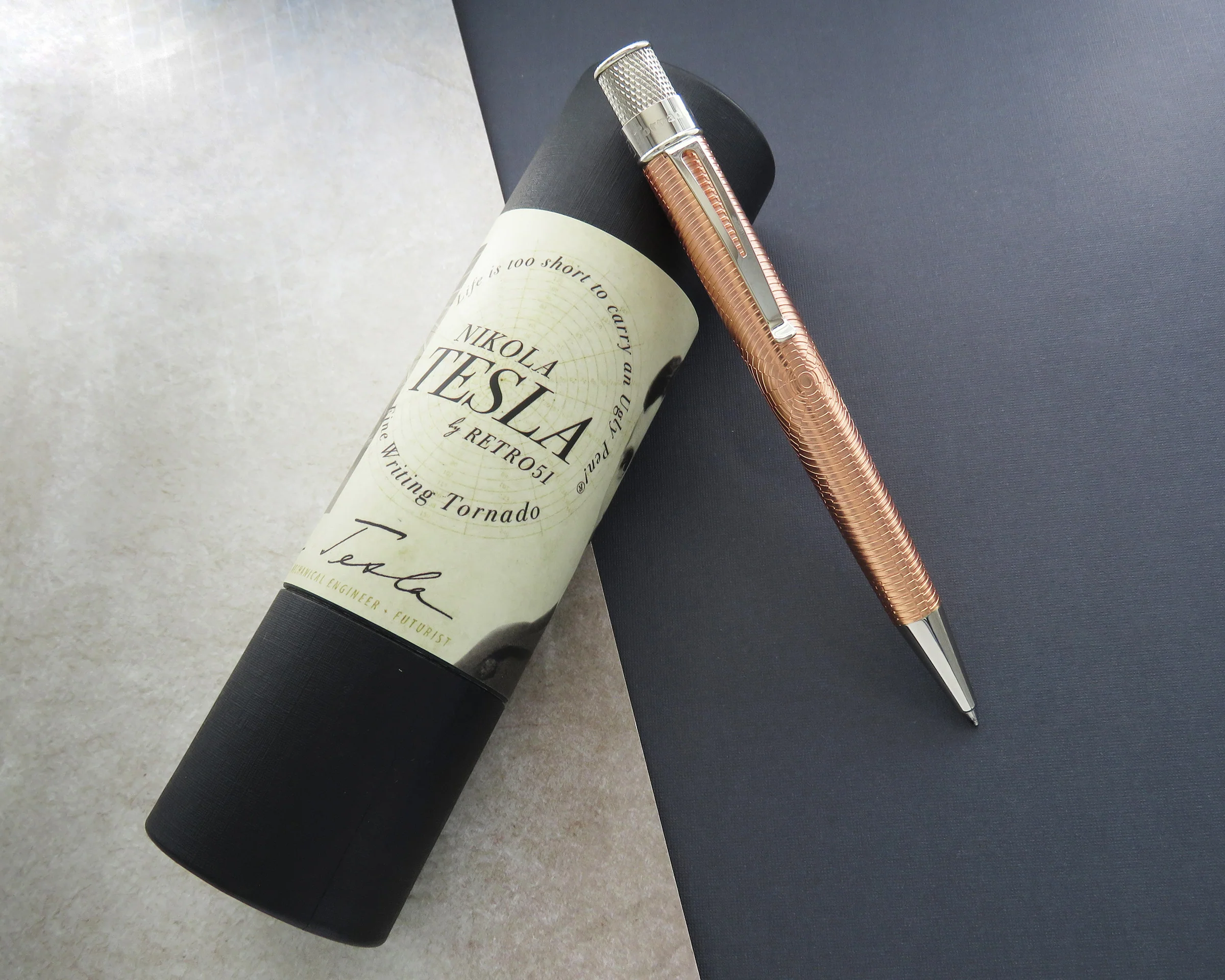 Retro 51 Tornado Vintage Metalsmith Nikola Tesla Rollerball - Pencraft the boutique