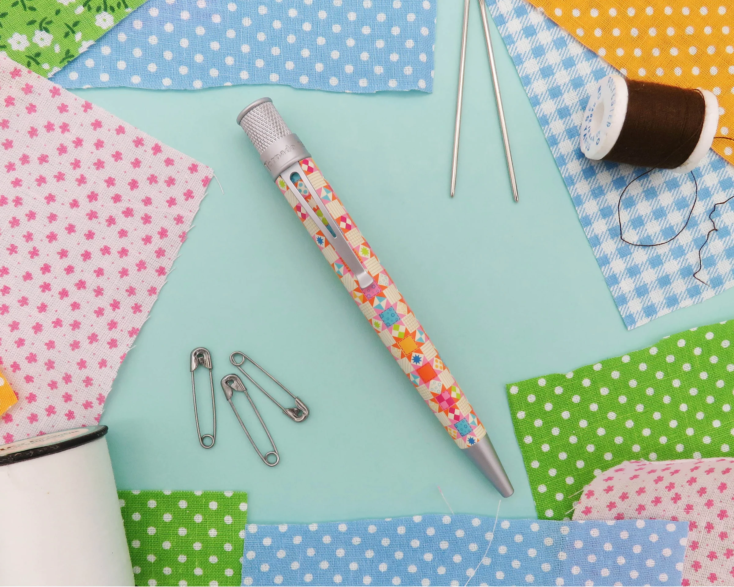 Retro 51 Tornado Vintage Metalsmith Patchwork Rollerball