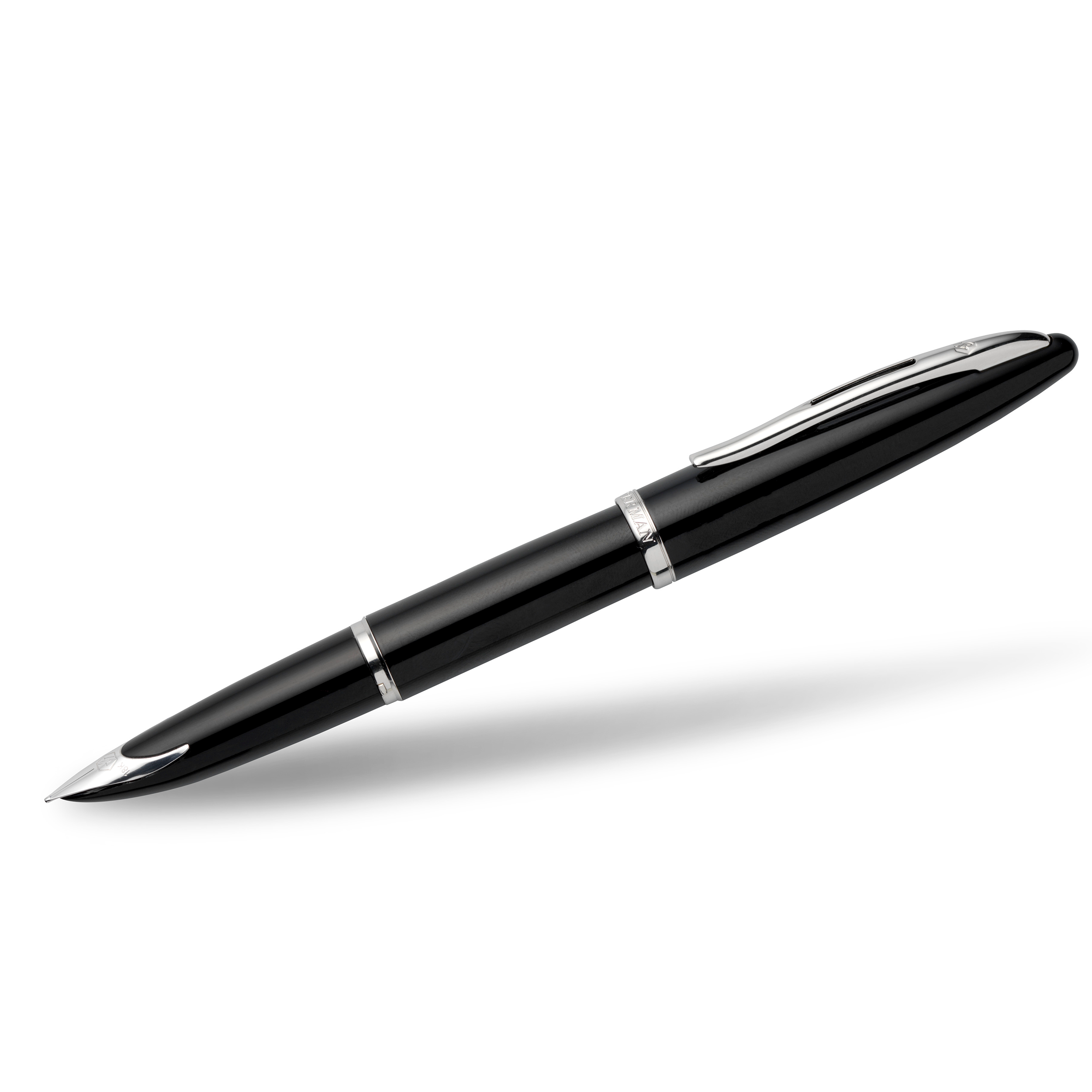 Waterman Carene Black Sea Silver Trim Fountain Pen Medium - Pencraft the boutique