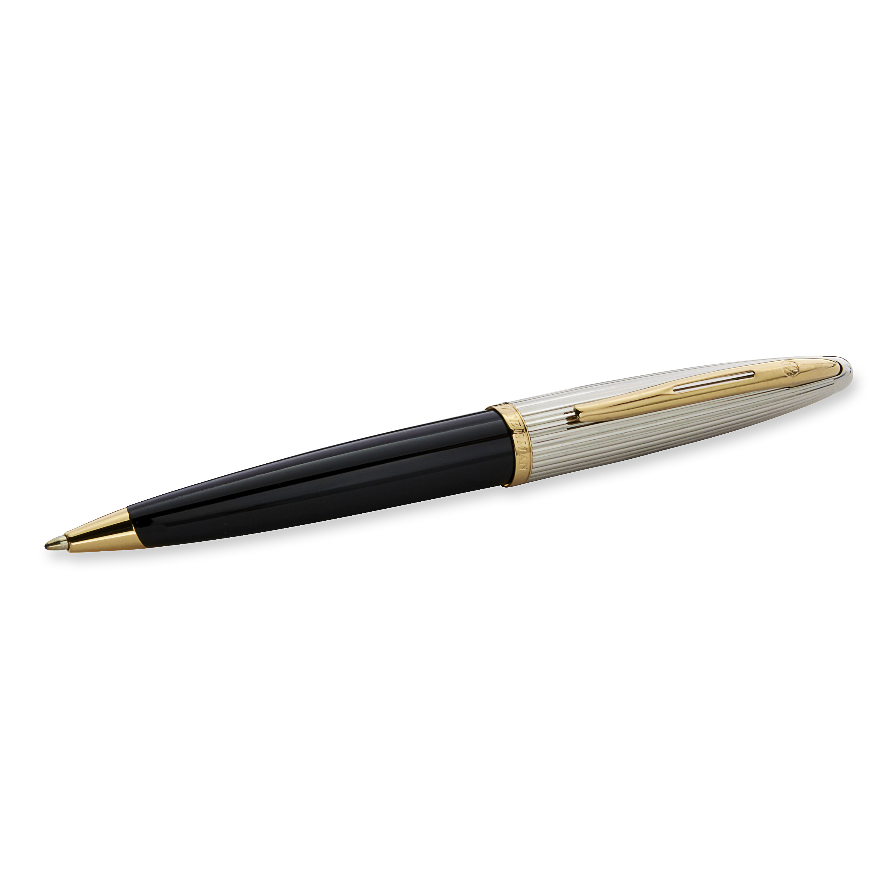 Waterman Carene Deluxe Black Gold Trim Ballpoint - Pencraft the boutique