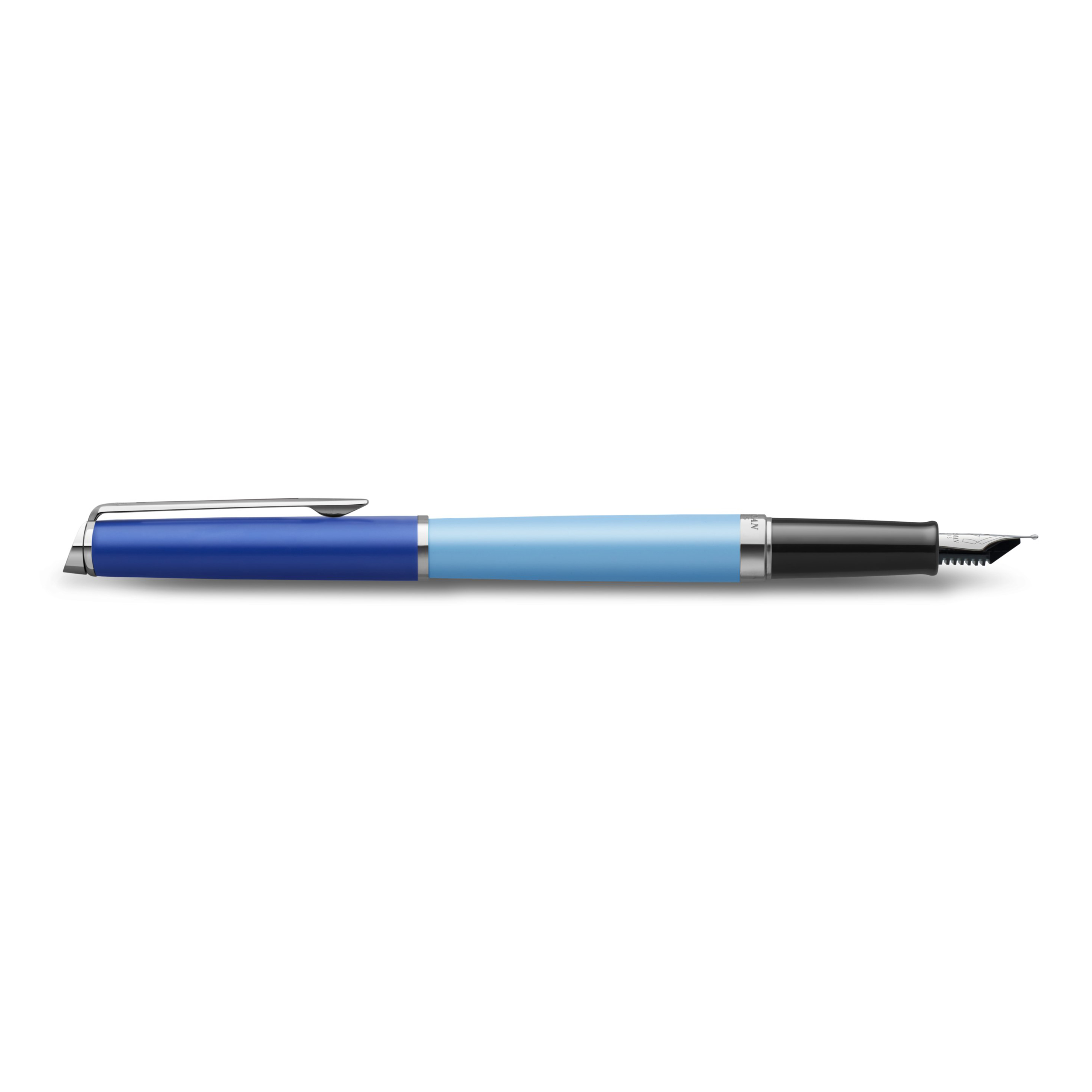 Waterman Hemisphere Colour Blocking Blue Chrome Trim Fountain Pen - Pencraft the boutique