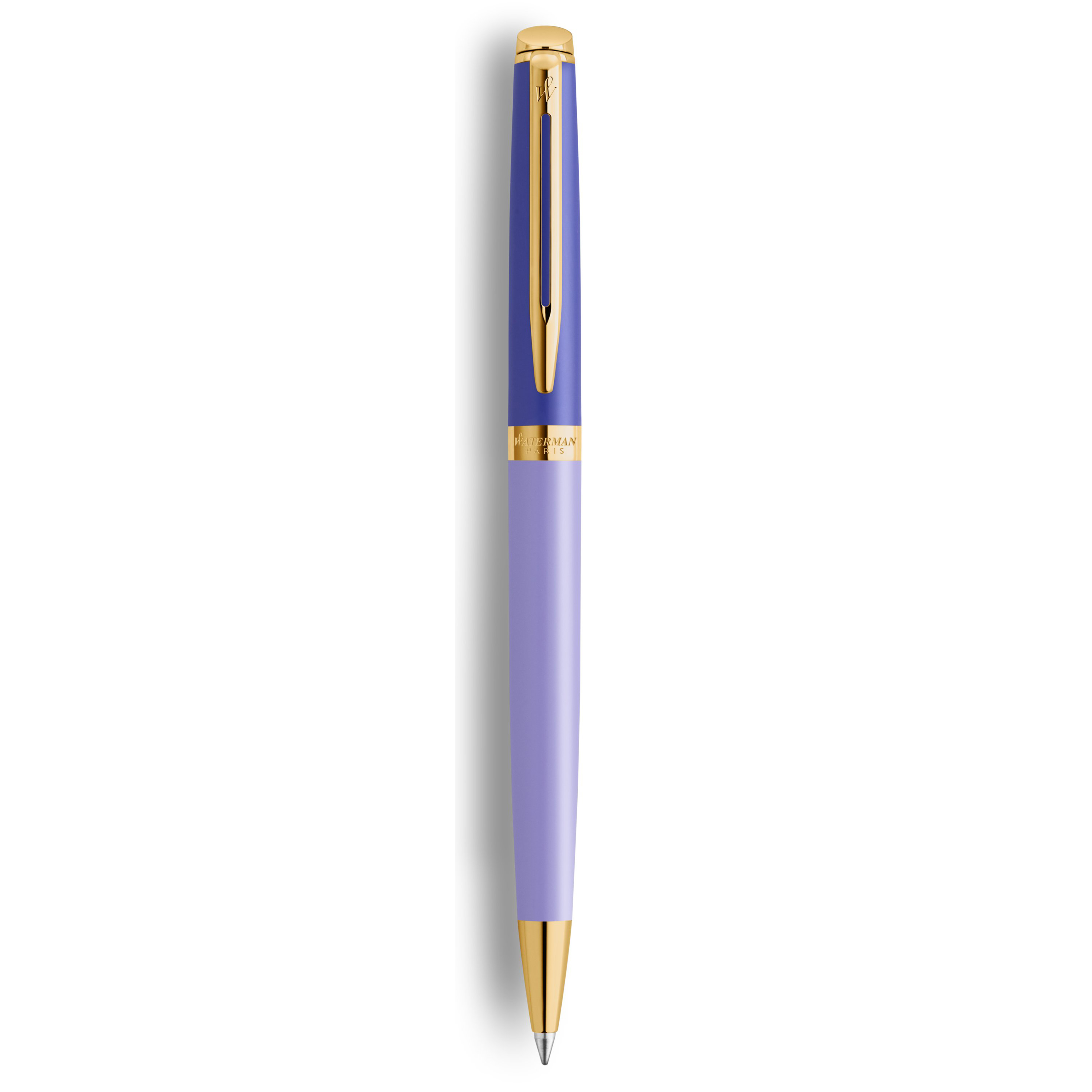 Waterman Hemisphere Colour Blocking Purple Gold Trim Ballpoint - Pencraft the boutique