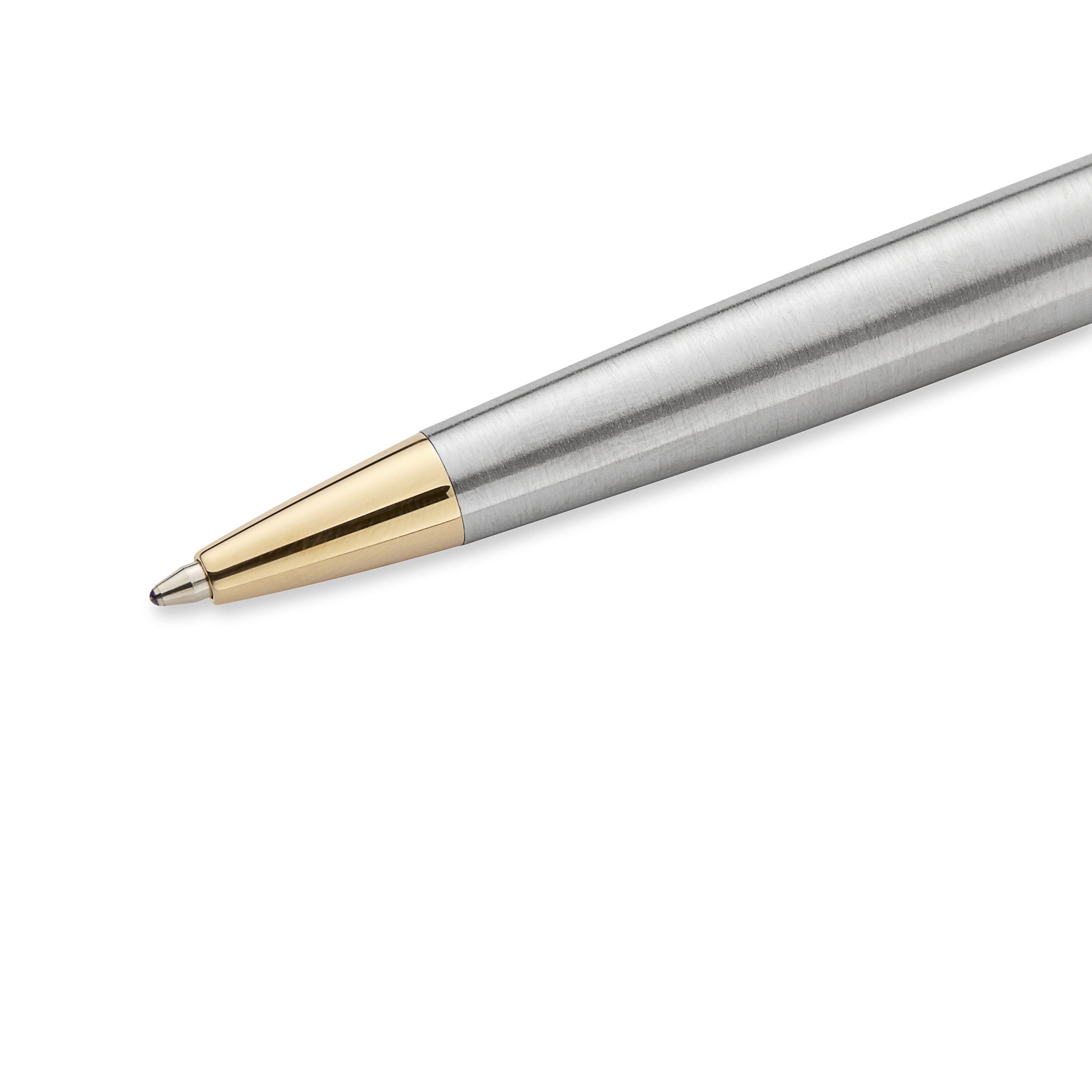 Waterman Hemisphere Stainless Steel Gold Trim Ballpoint - Pencraft the boutique