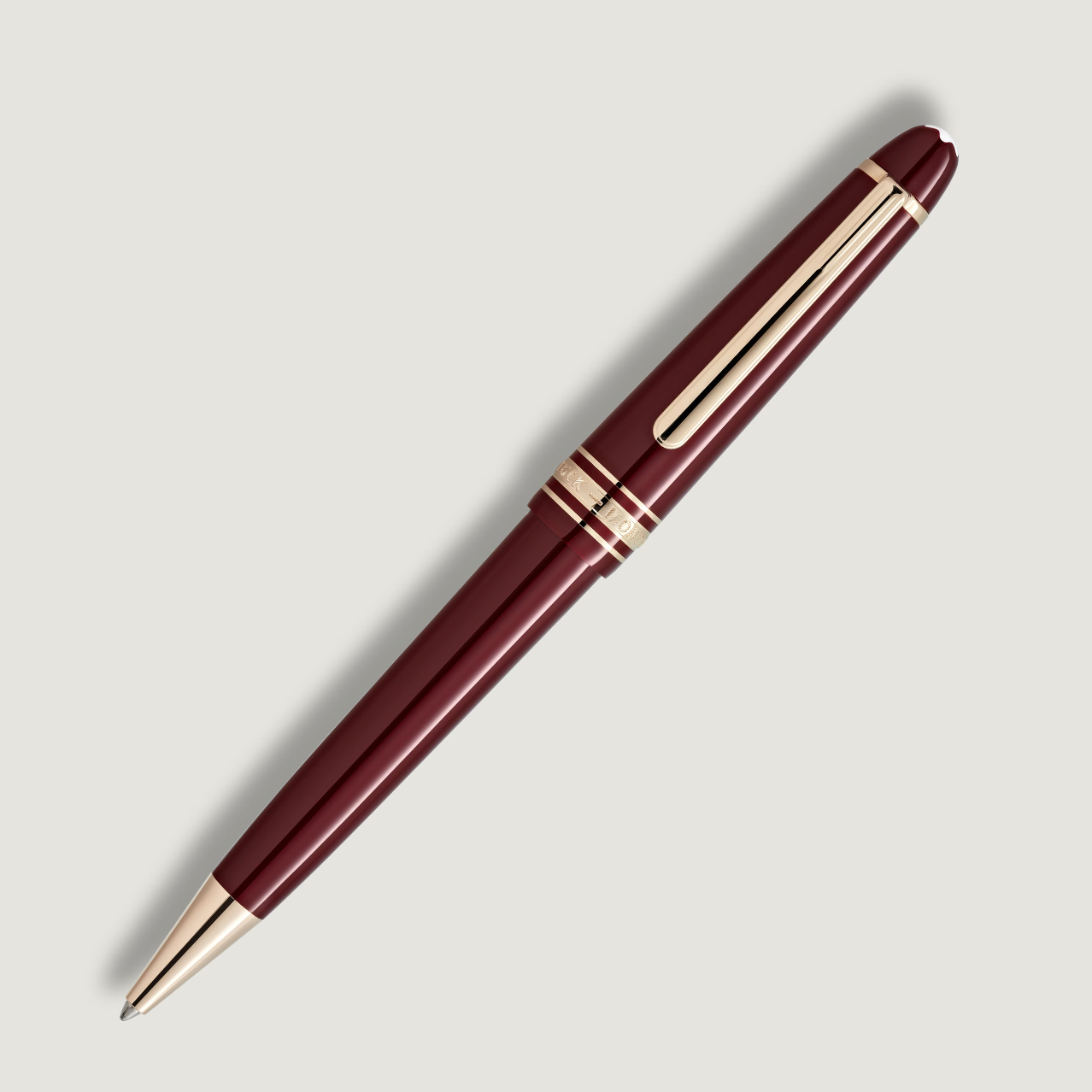 Montblanc Meisterstück Midsize Burgundy Red Ballpoint