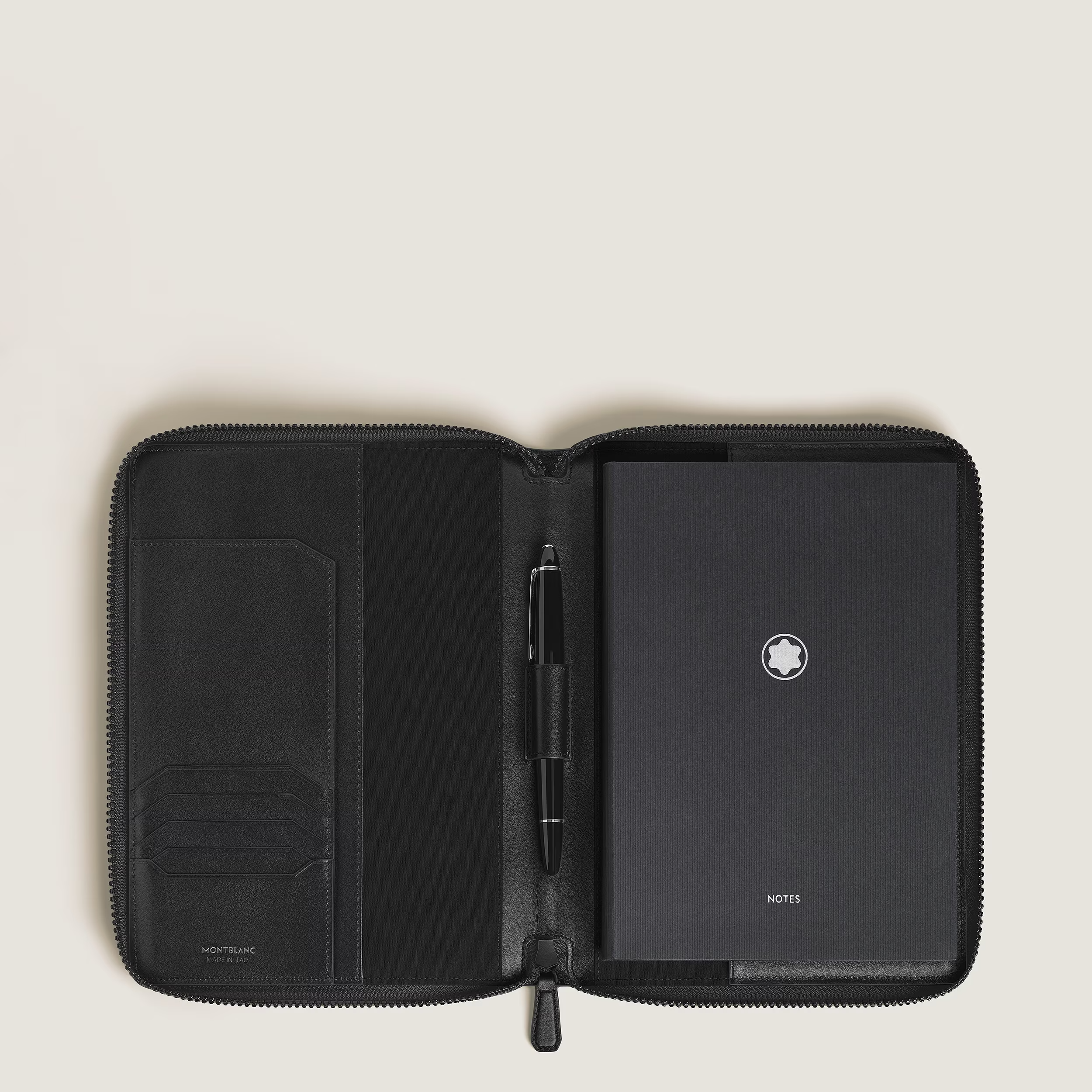 Montblanc Extreme Small Notebook Holder with Zip Black