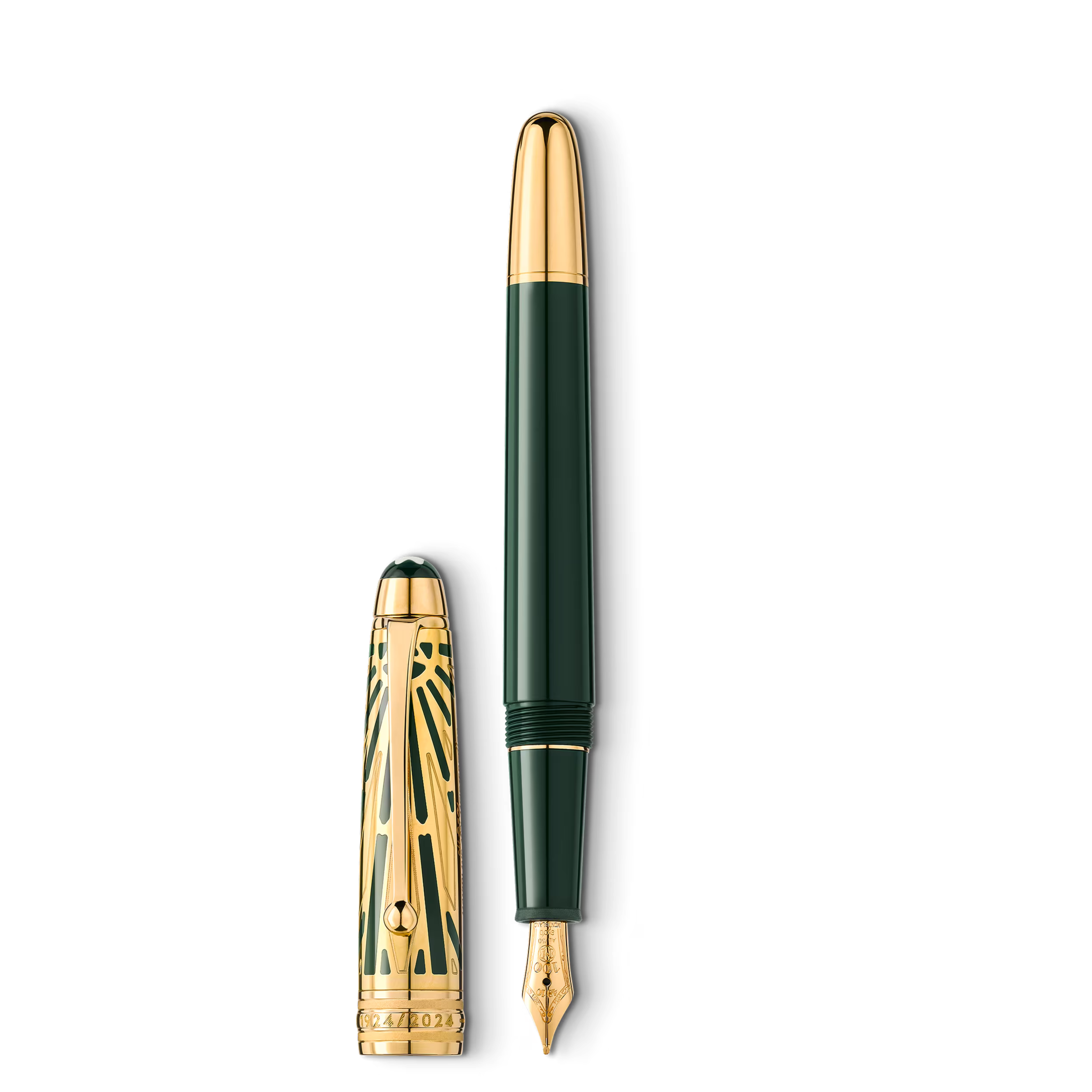 Montblanc Meisterstuck The Origin Collection Classique Doue Green Fountain Pen - Pencraft the boutique