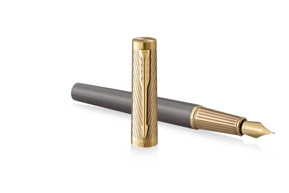 Parker Ingenuity Premium Pioneers Collection Arrow Gold Trim Fountain Pen