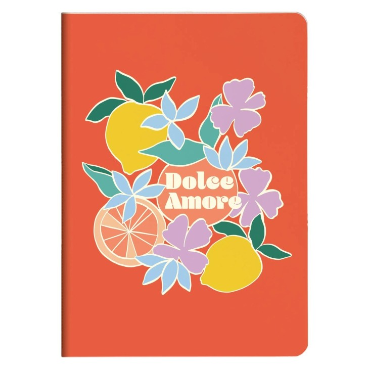 Clairefontaine Dolce Amore Stitched Notebook A5 Ruled - Pencraft the boutique