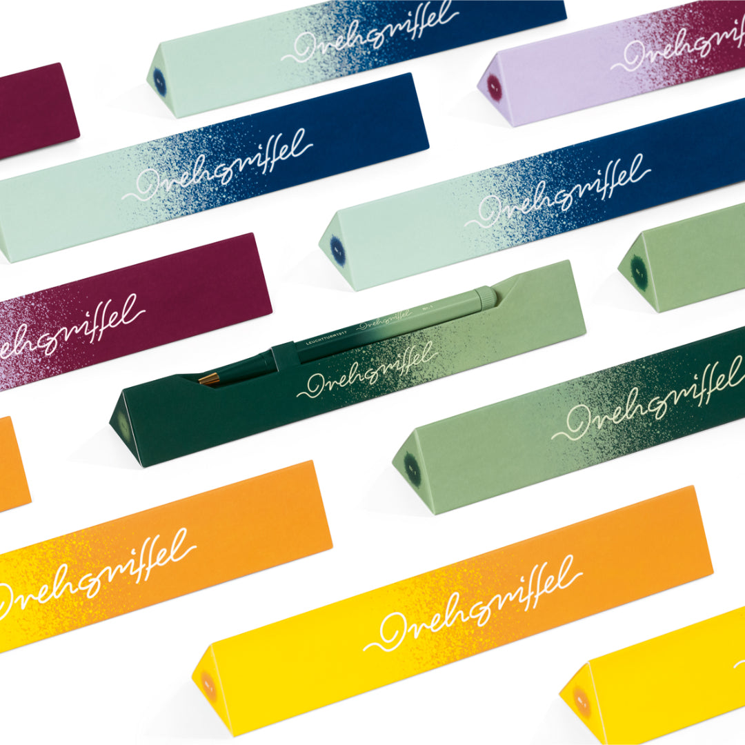 Leuchtturm1917 Drehgriffel No. 1  Navy Mint Green Gradient Edition Ballpoint Pen - Pencraft the boutique