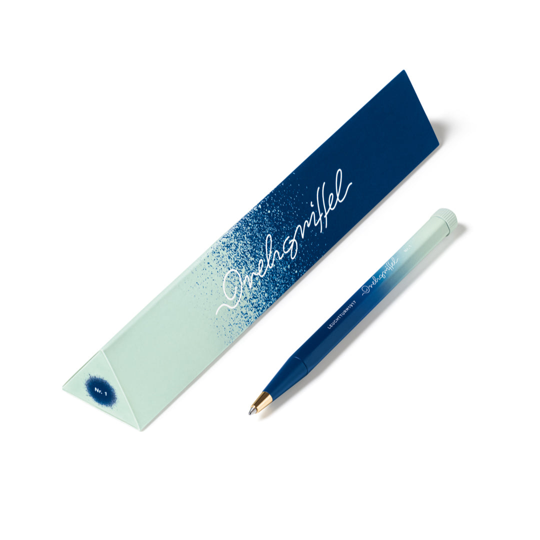 Leuchtturm1917 Drehgriffel No. 1  Navy Mint Green Gradient Edition Ballpoint Pen - Pencraft the boutique