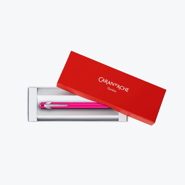 Caran d'Ache Office 849 Fluo Line Fountain Pen Metal Pink