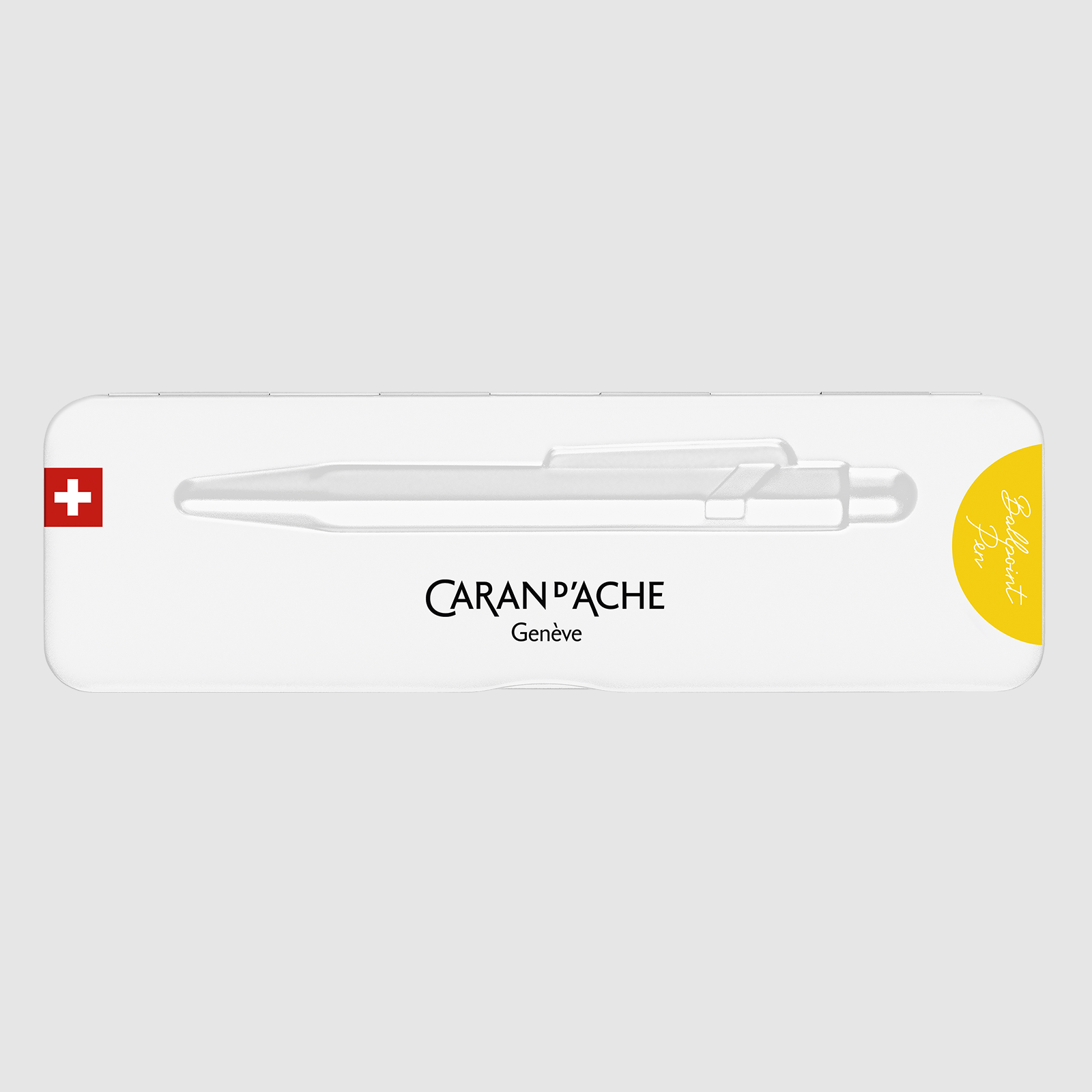 Caran d'Ache 849 Office Colormat X Ballpoint Pen Yellow - Pencraft the boutique