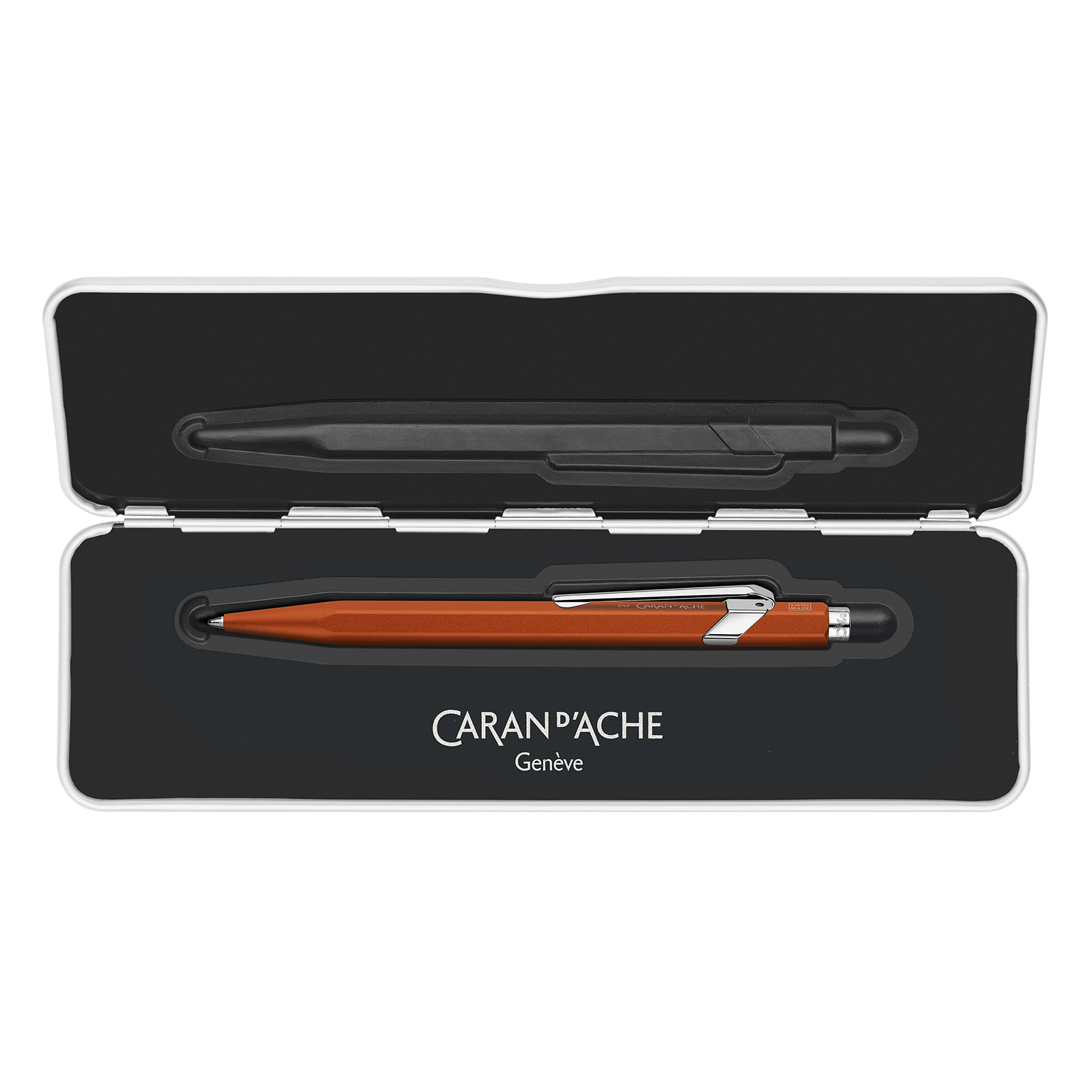 Caran d'Ache 849 Office Colormat X Ballpoint Pen Orange - Pencraft the boutique