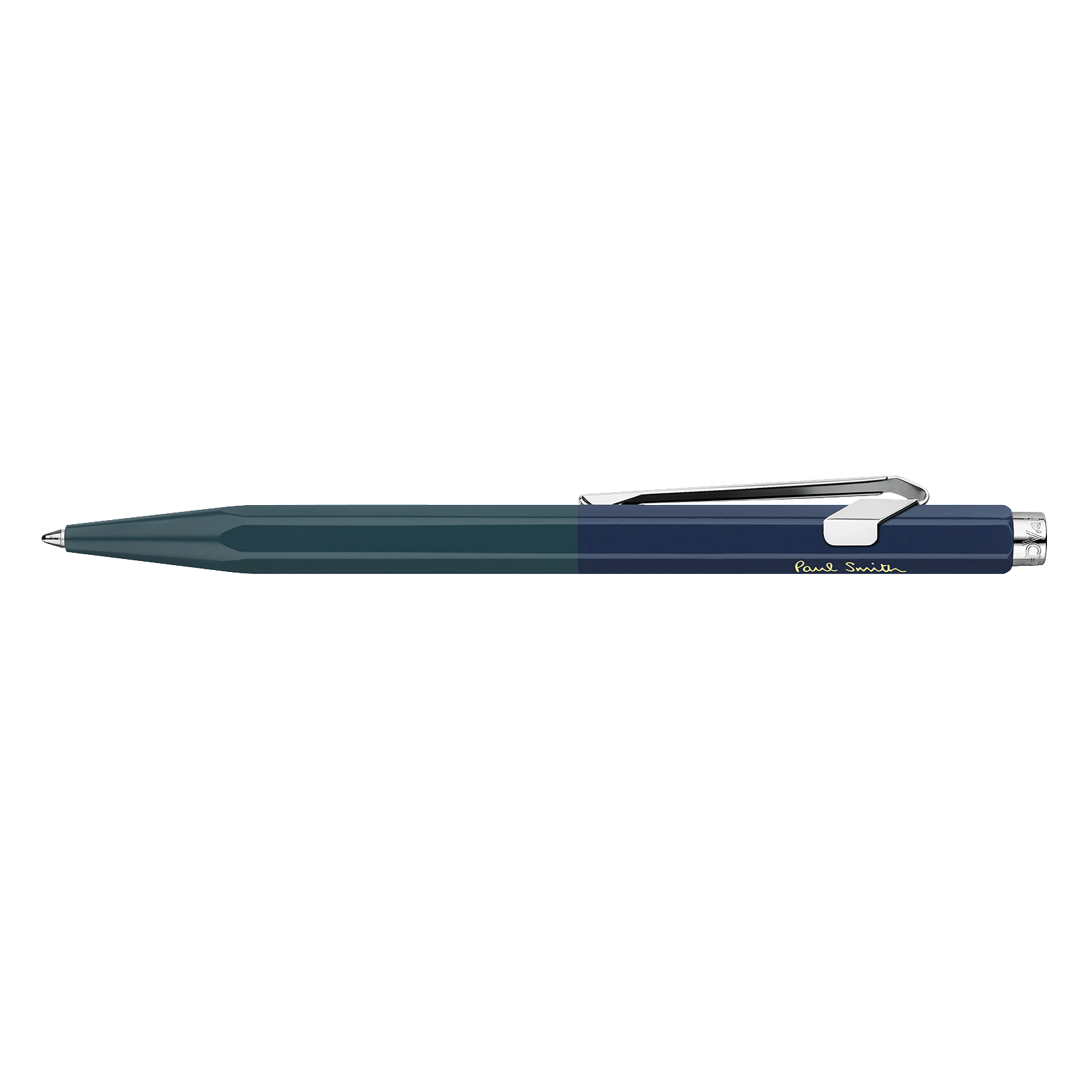 Caran D'Ache + Paul Smith Edition 4 849 Limited Edition Racing Green Navy Ballpoint Pen - Pencraft the boutique