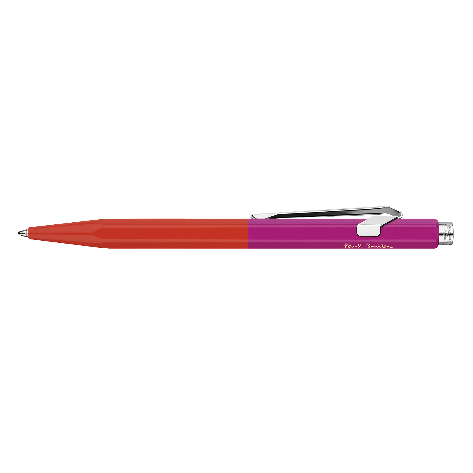 Caran D'Ache + Paul Smith Edition 4 849 Limited Edition Warm Red Melrose Pink Ballpoint Pen - Pencraft the boutique